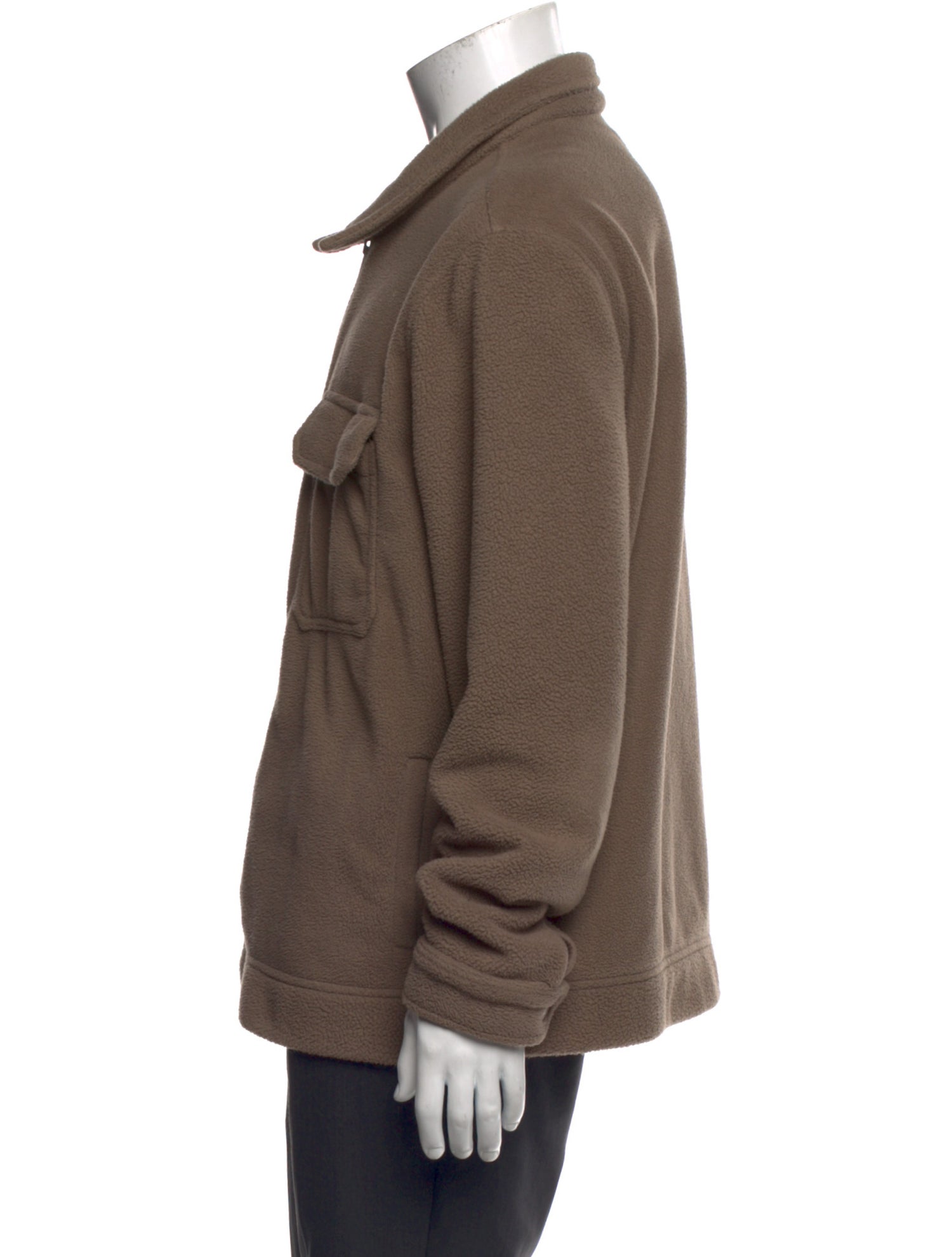 AllSaints Collar Long Sleeve Sweatshirt