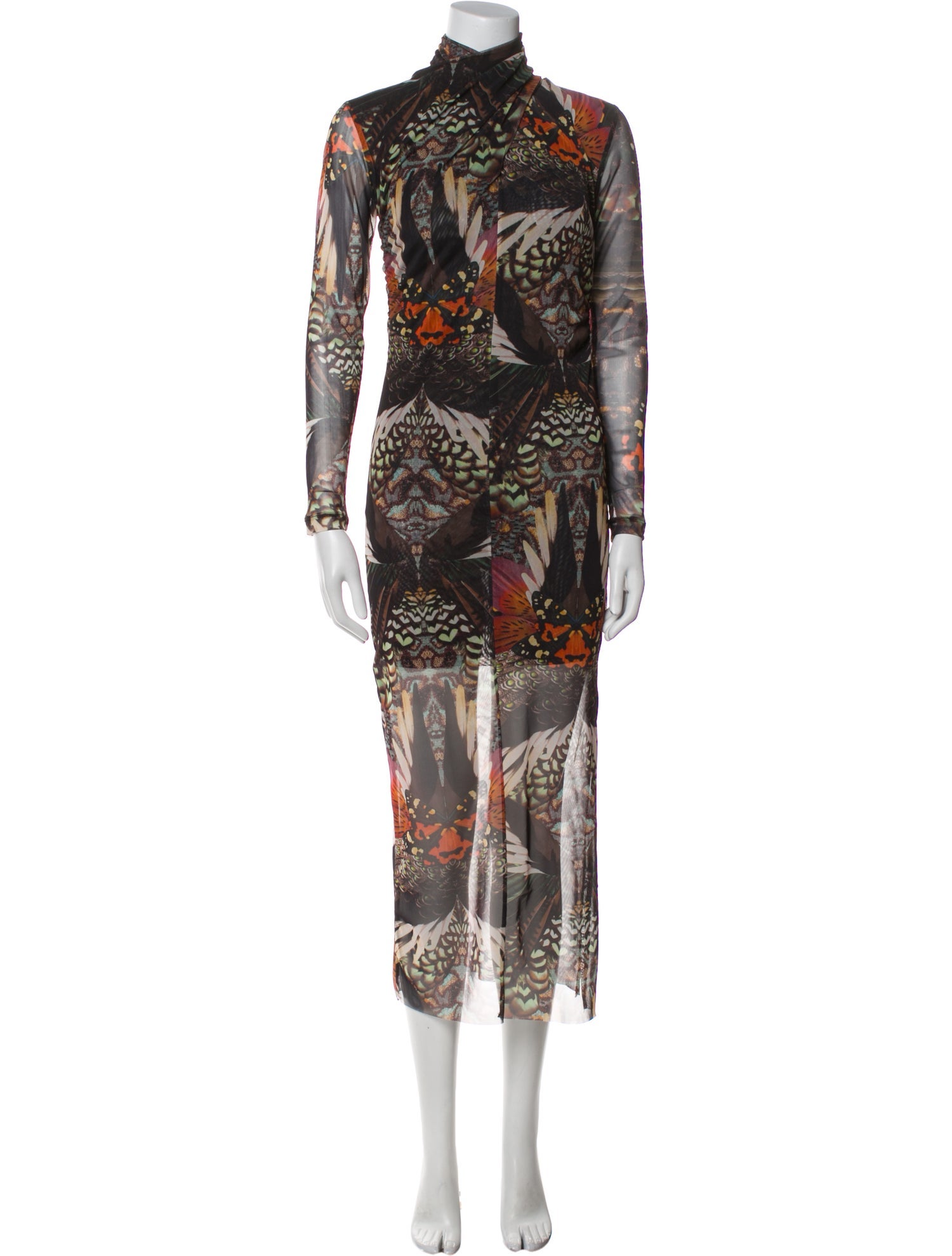 AllSaints Paisley Print Long Dress