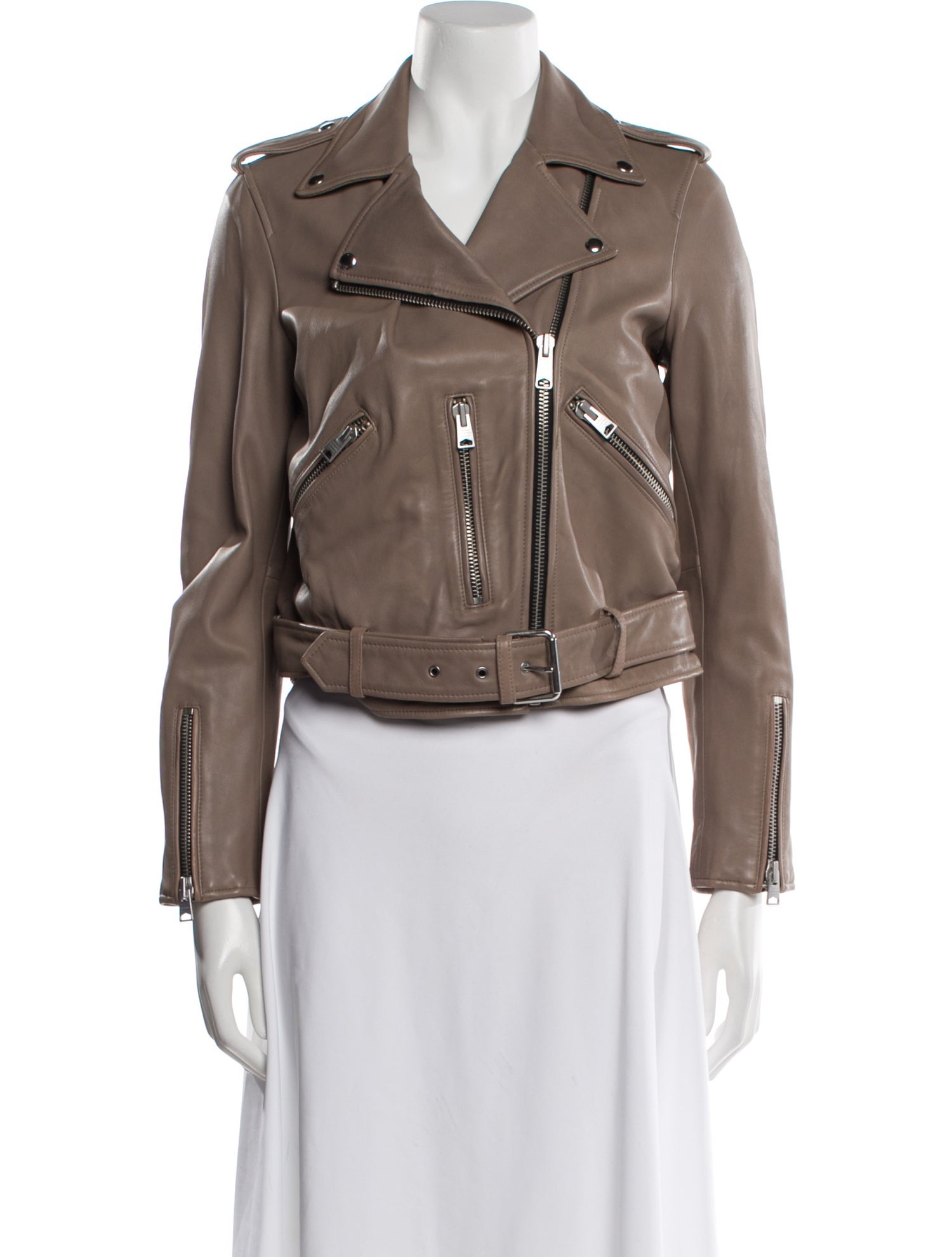 AllSaints Leather Biker Jacket