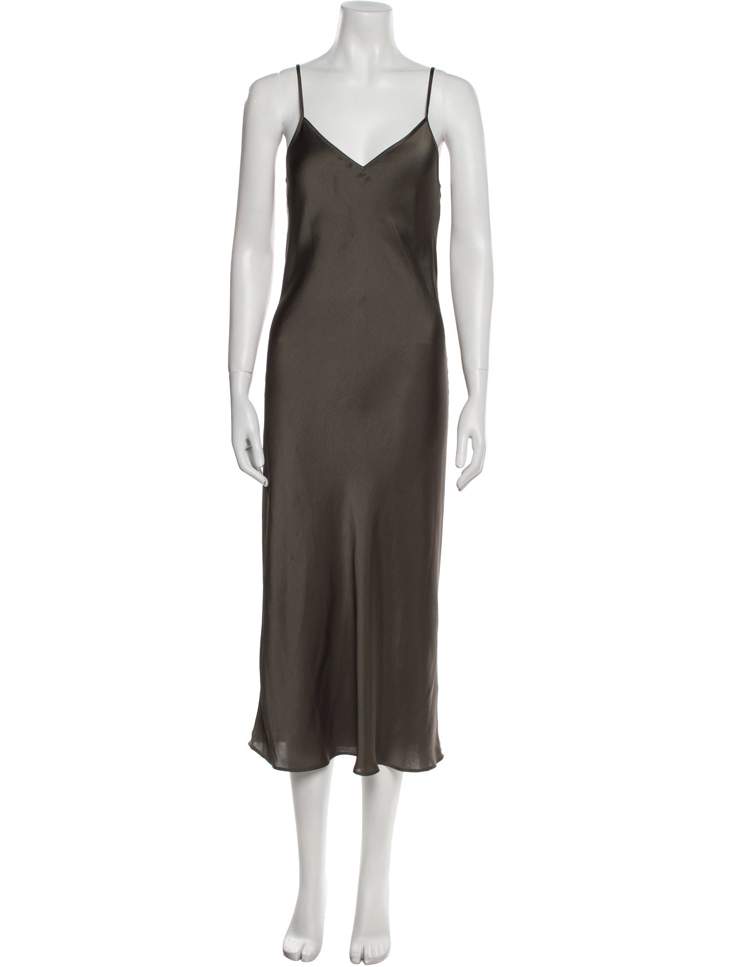 AllSaints V-Neck Midi Length Dress