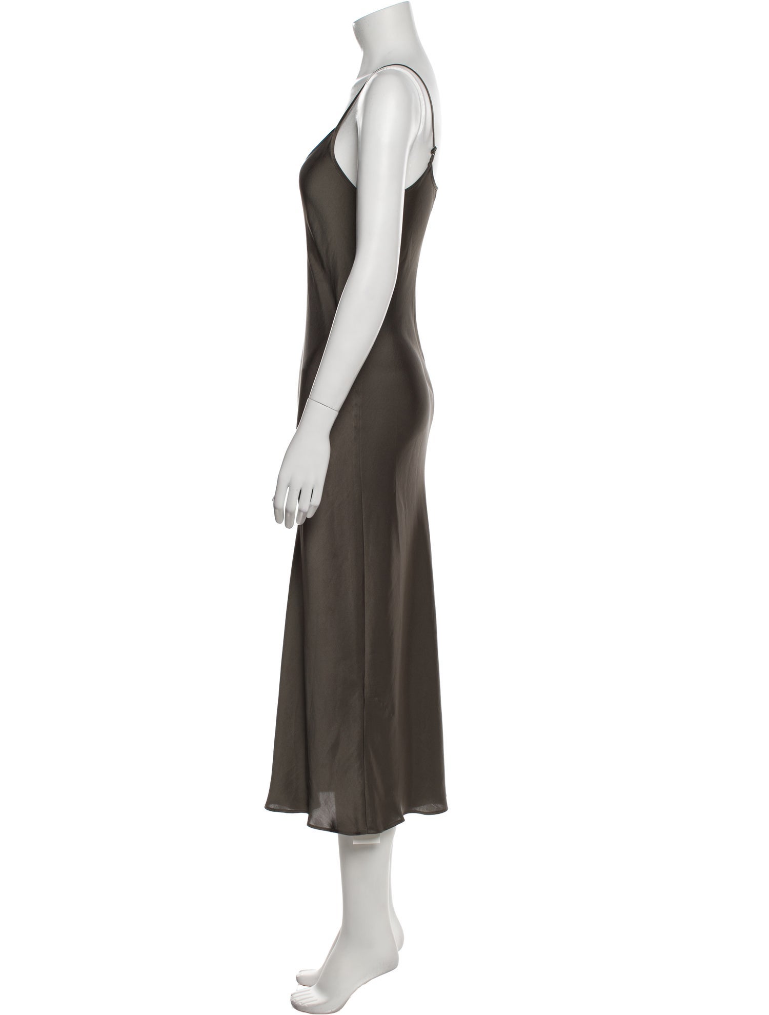 AllSaints V-Neck Midi Length Dress