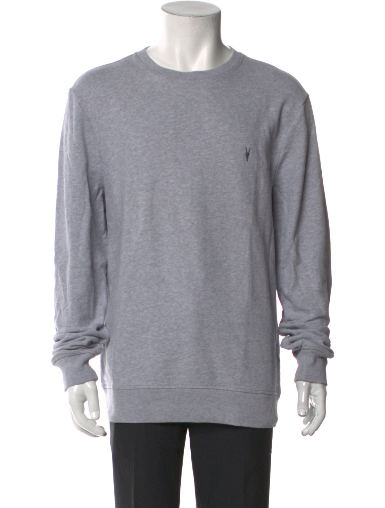 AllSaints Crew Neck Long Sleeve Sweatshirt