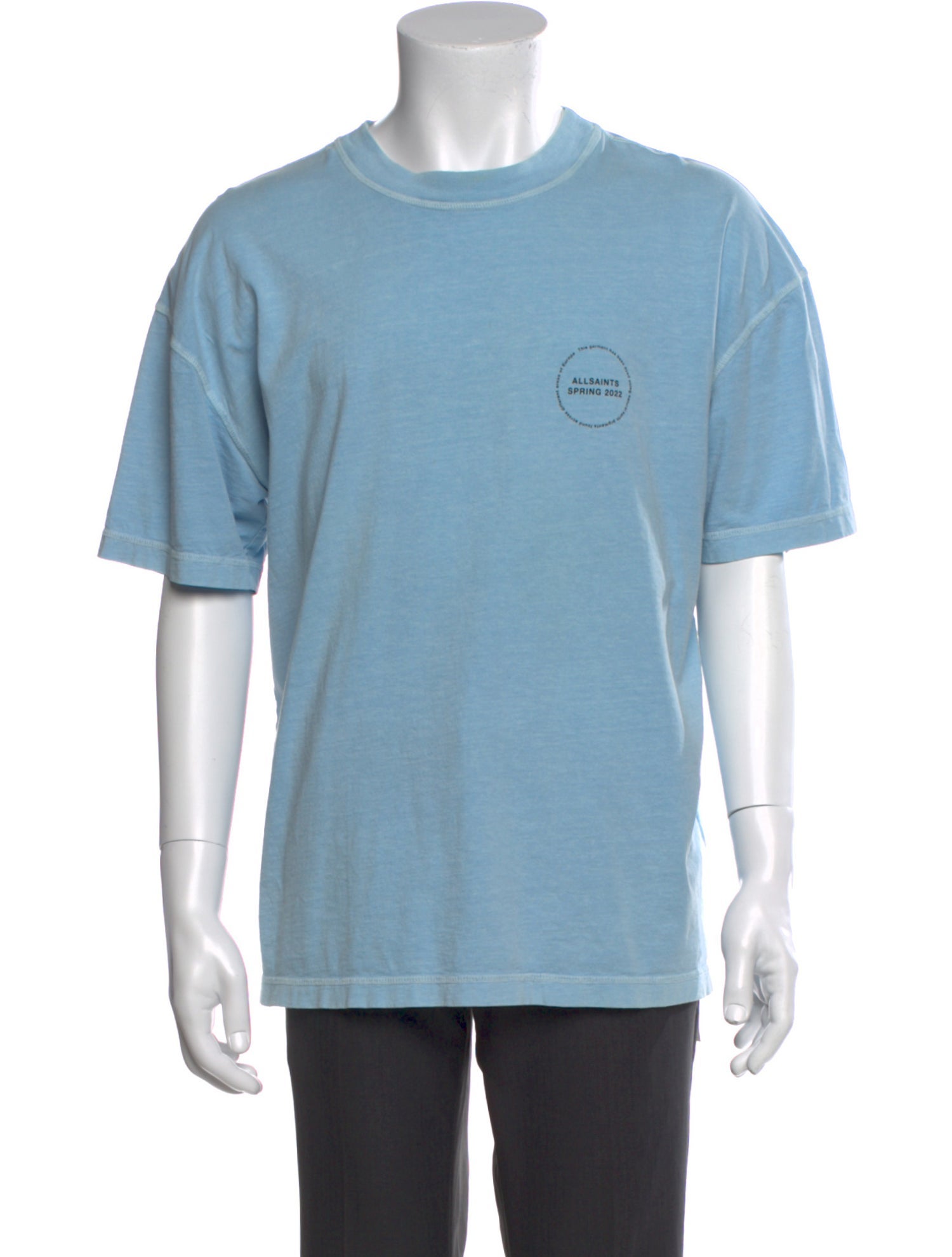 AllSaints Graphic Print Crew Neck T-Shirt