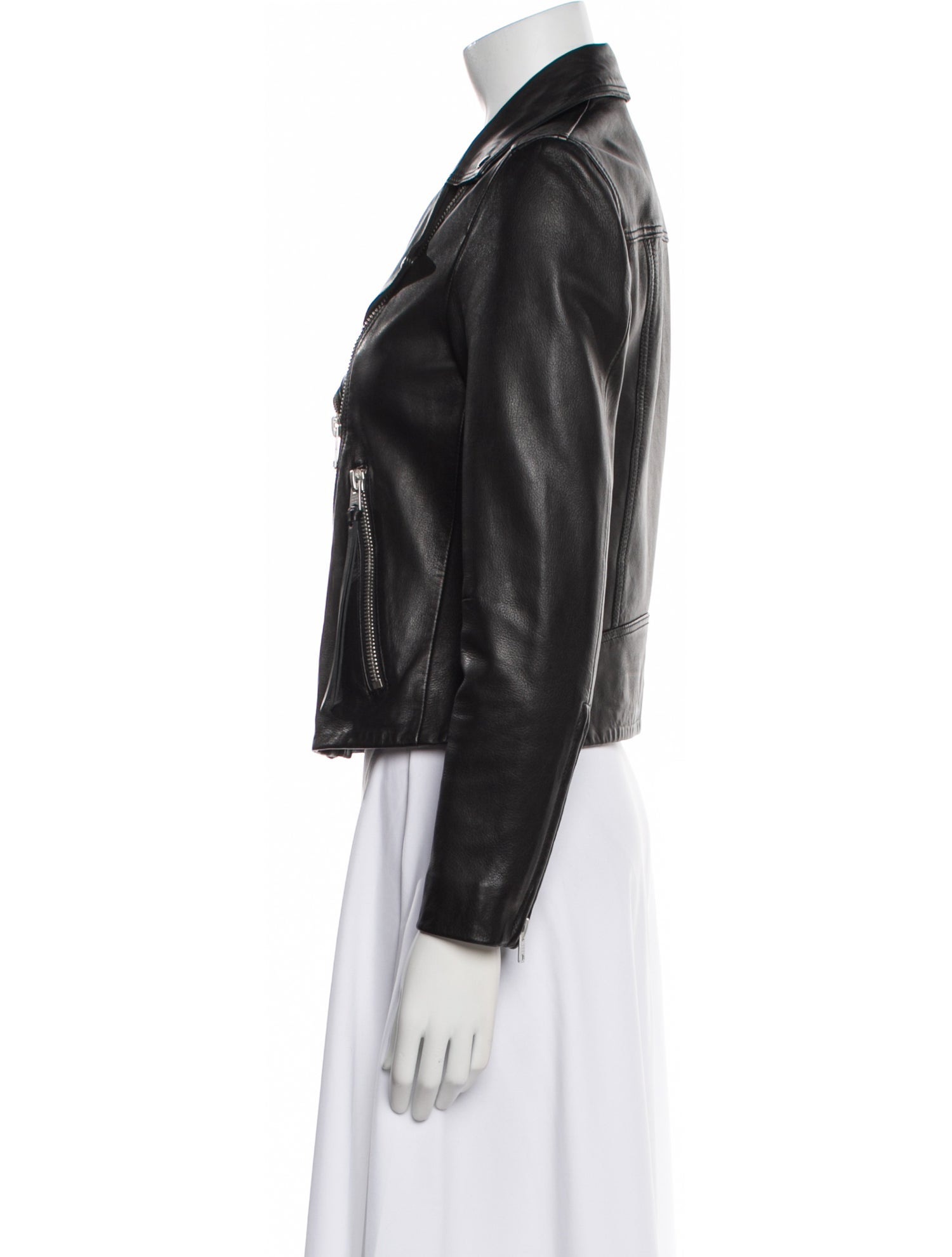 AllSaints Leather Trench Coat