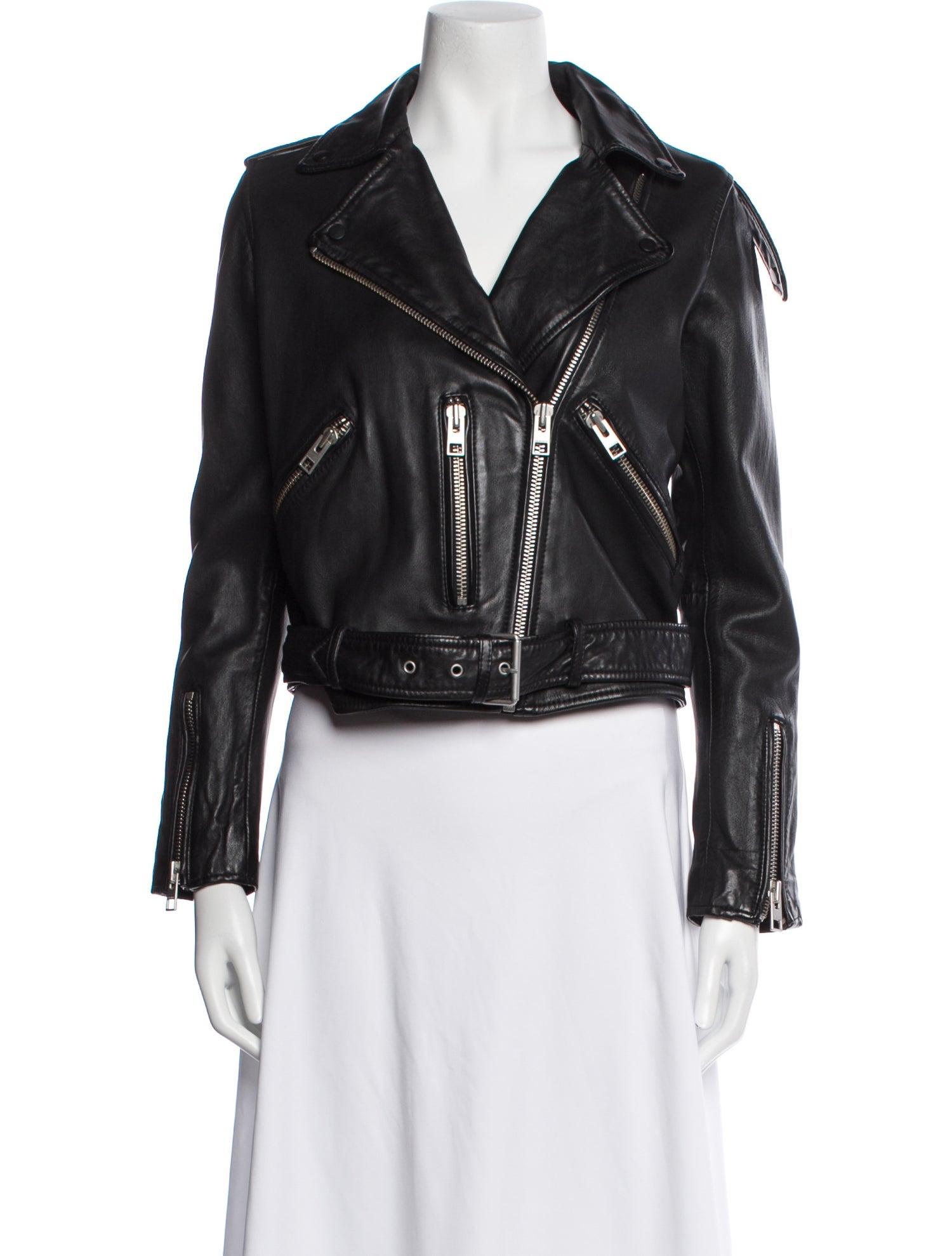 AllSaints Leather Biker Jacket