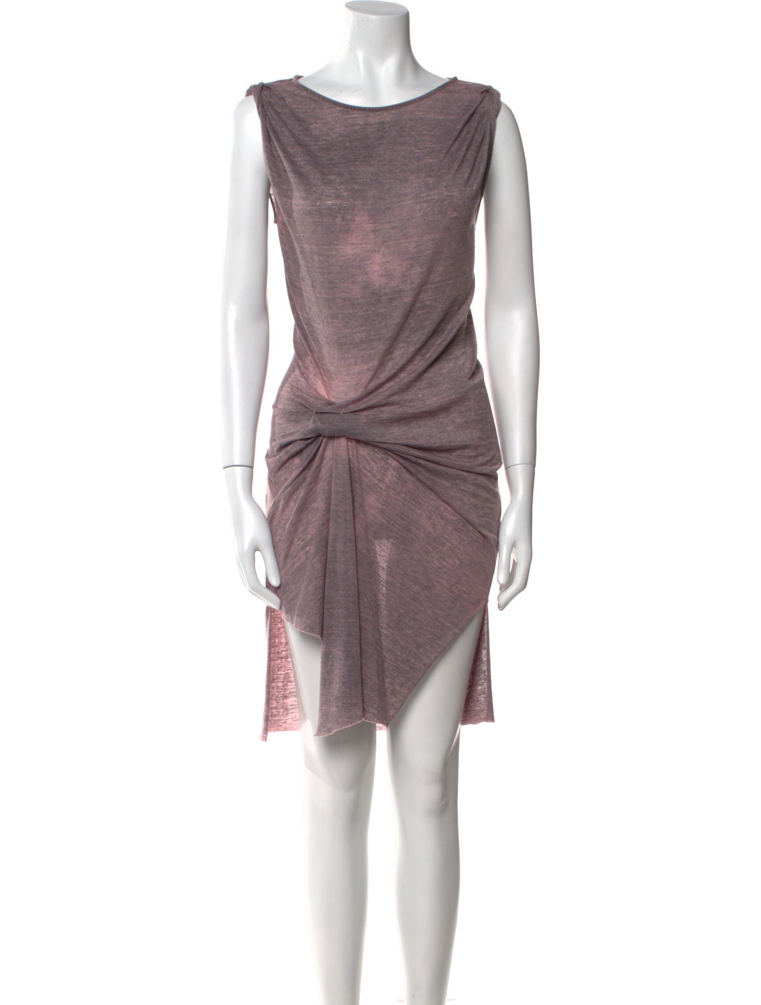 AllSaints Bateau Neckline Mini Dress