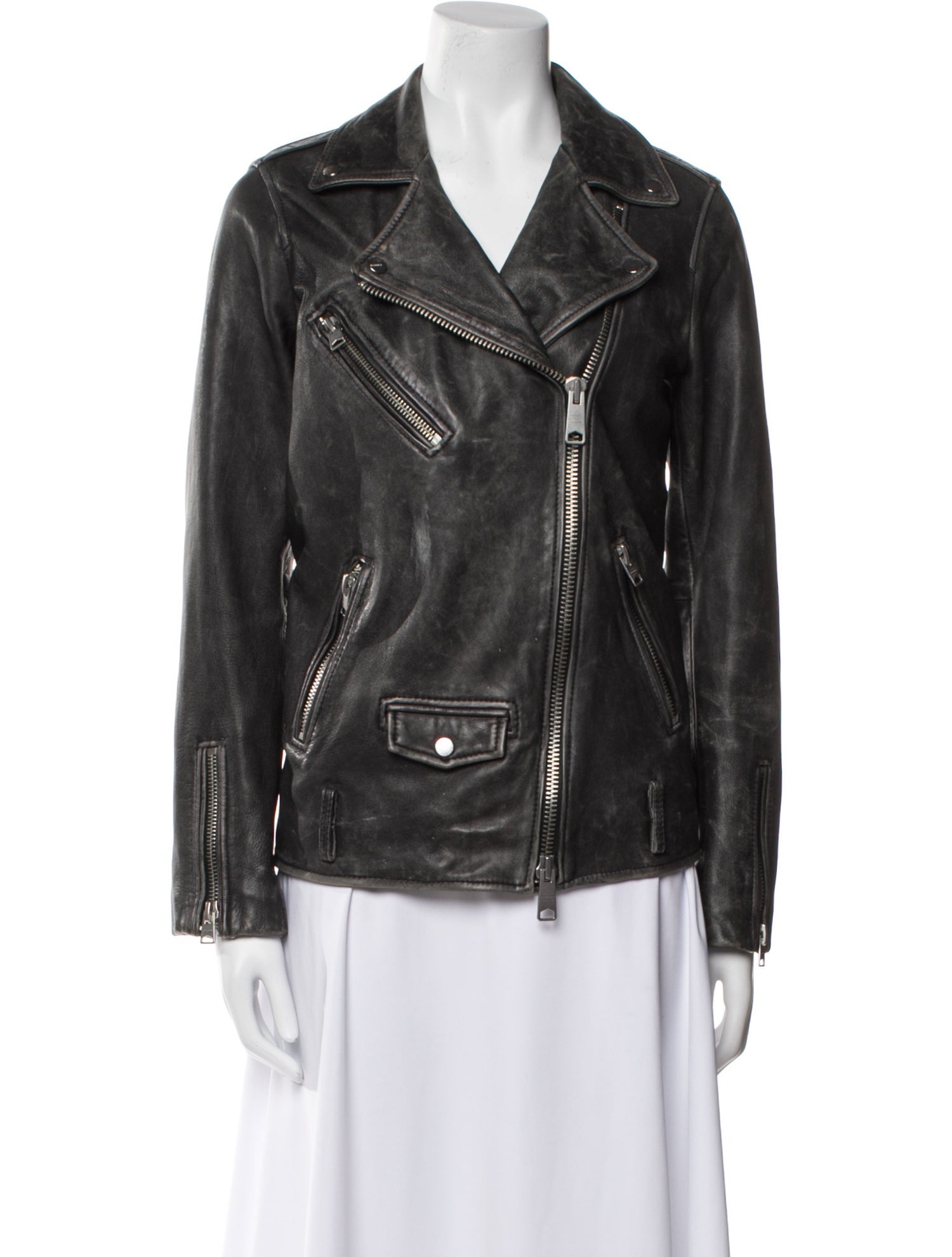 AllSaints Leather Biker Jacket
