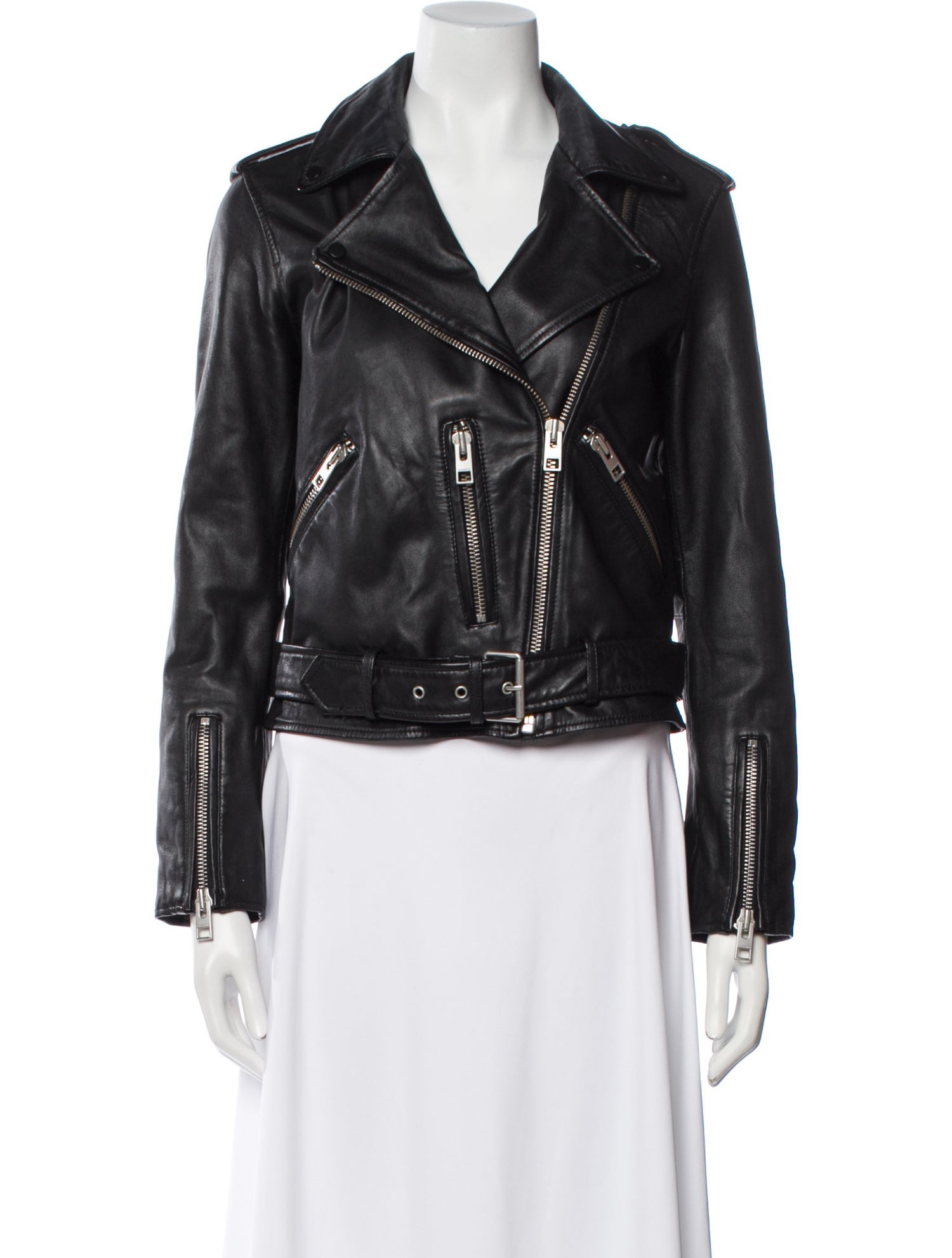 AllSaints Leather Biker Jacket