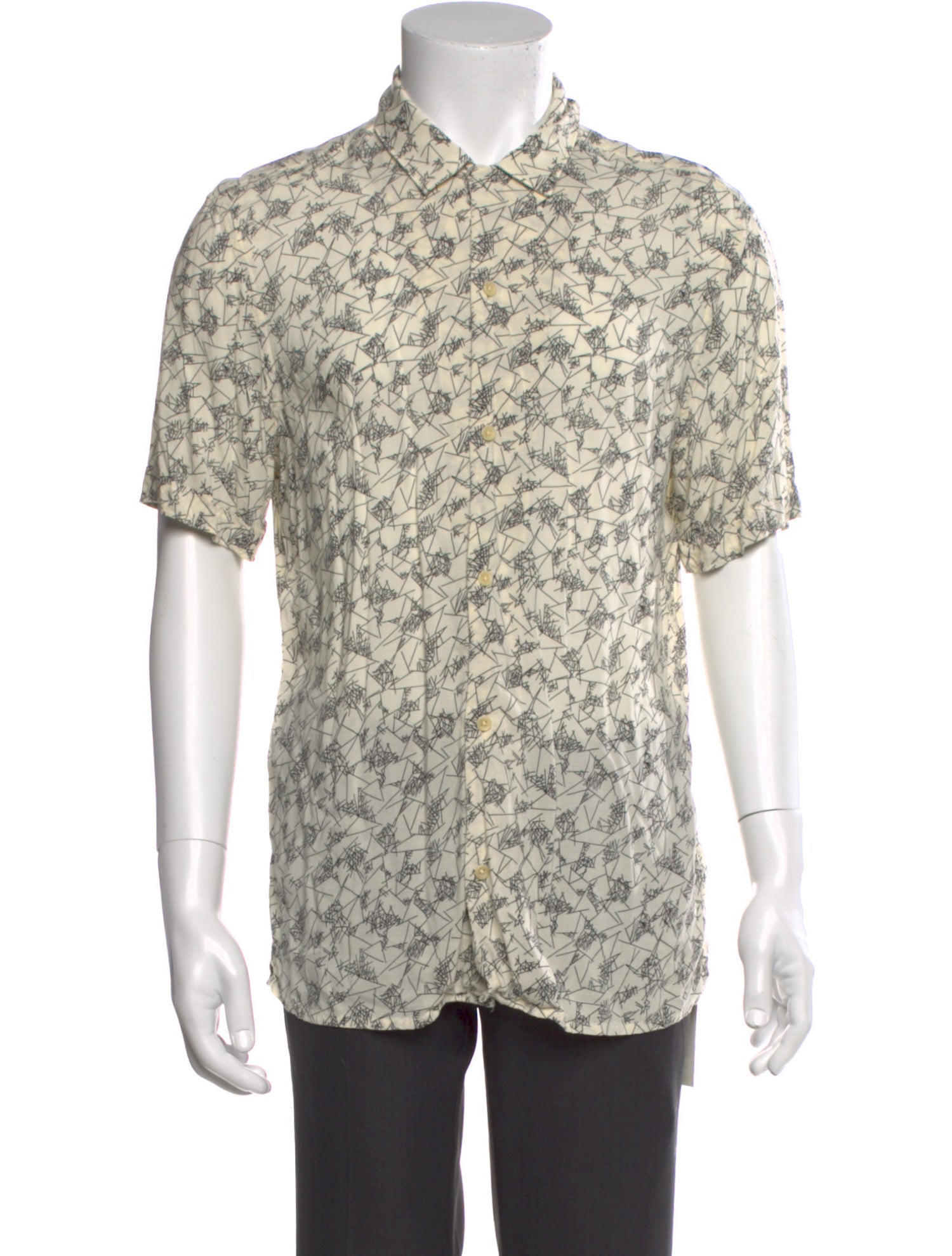 AllSaints Printed Short Sleeve Shirt