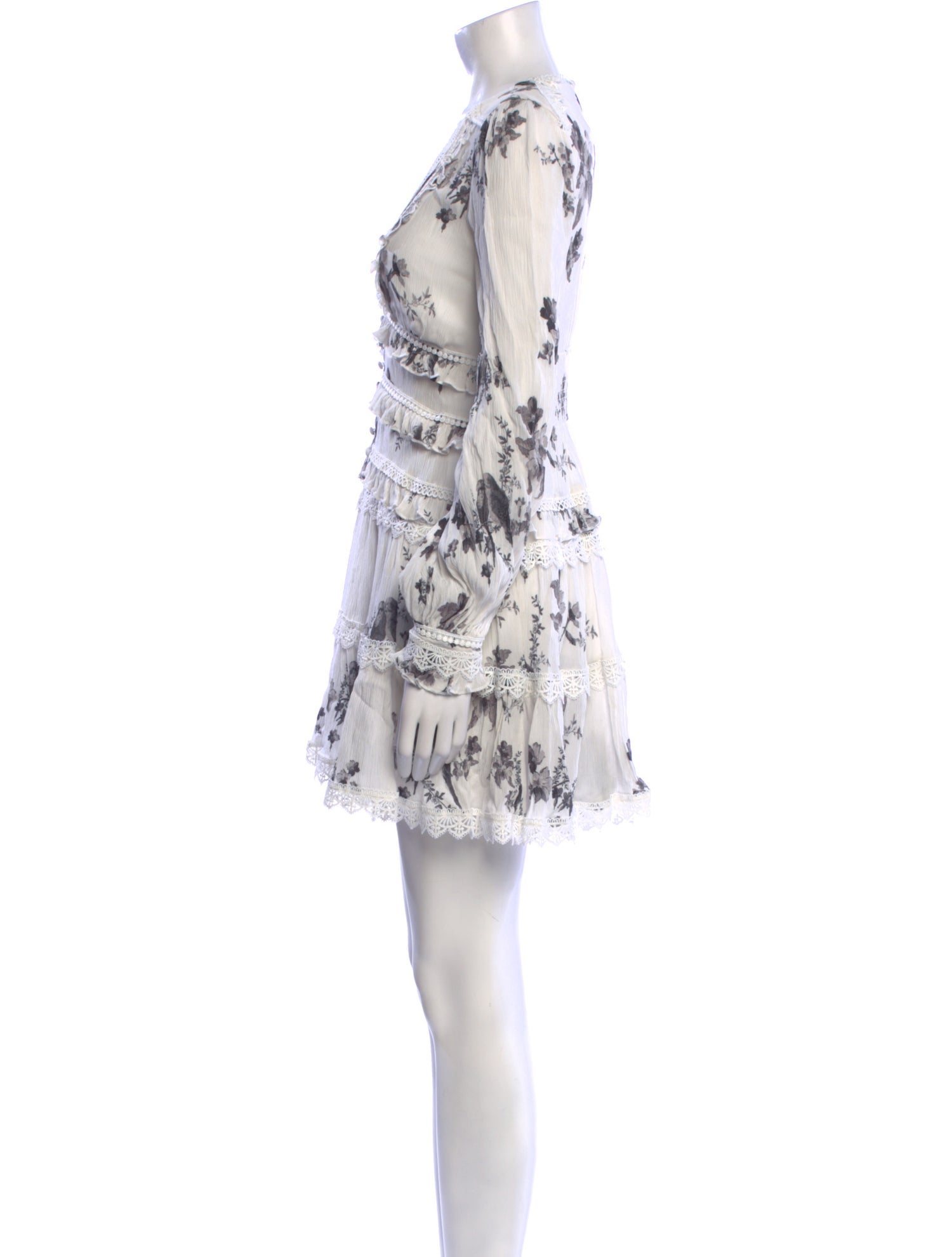 AllSaints Printed Mini Dress