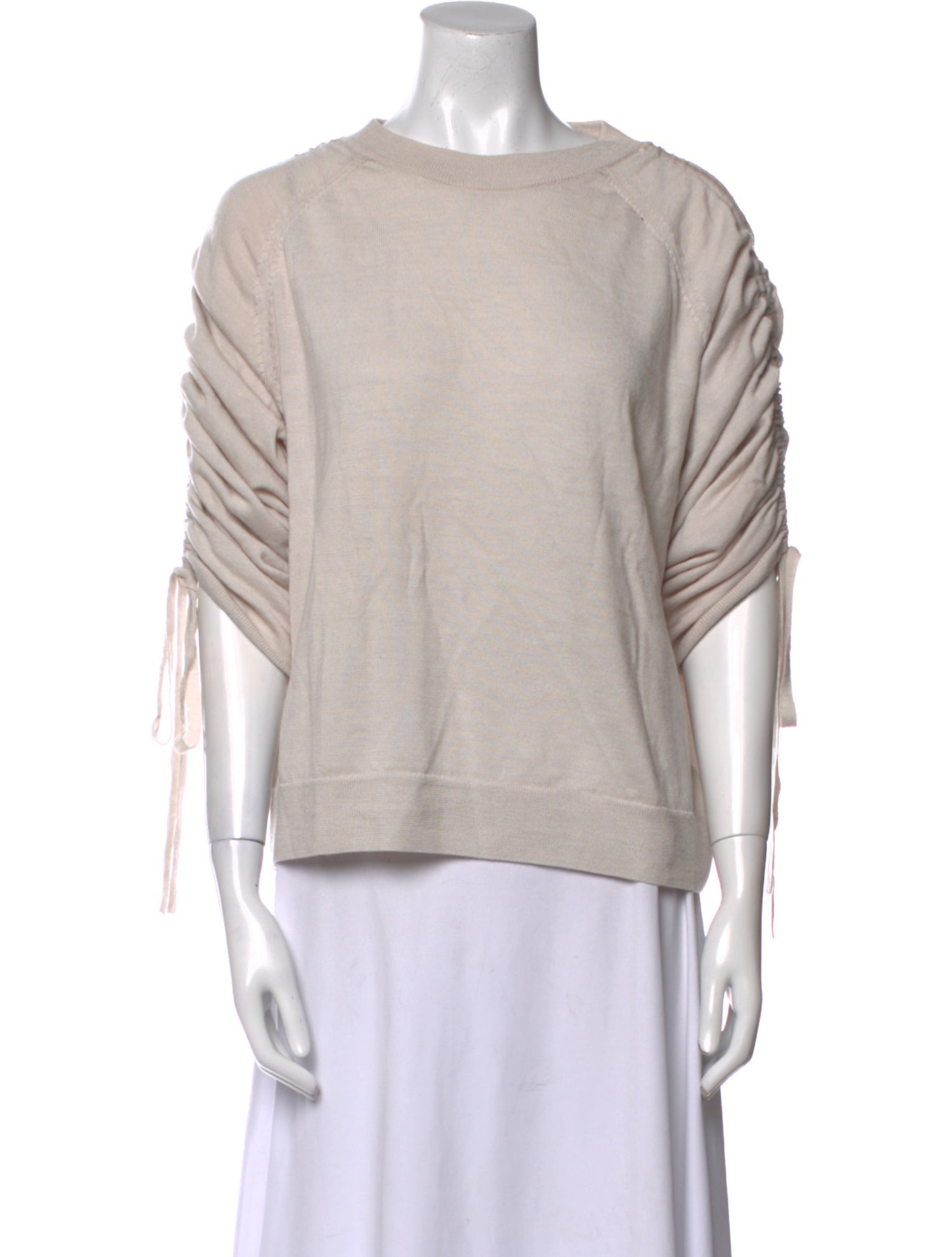 AllSaints Merino Wool Crew Neck Sweater