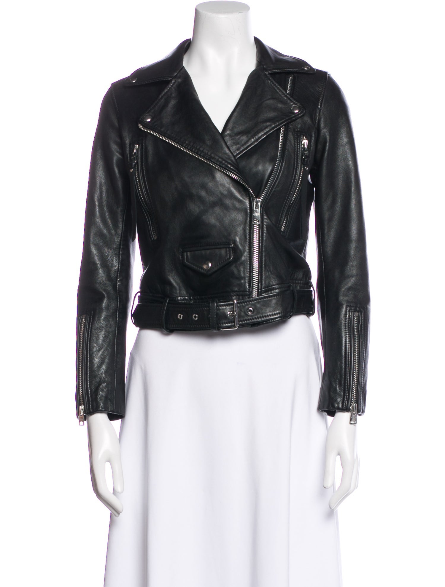 AllSaints Leather Biker Jacket