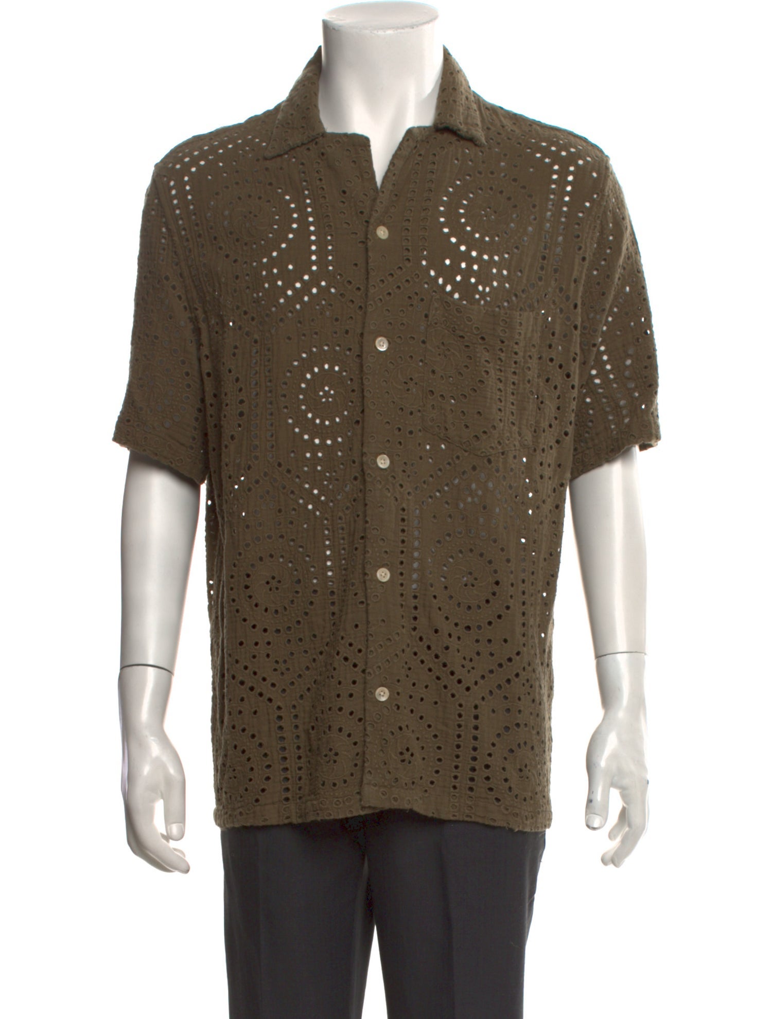 AllSaints Printed Short Sleeve Shirt