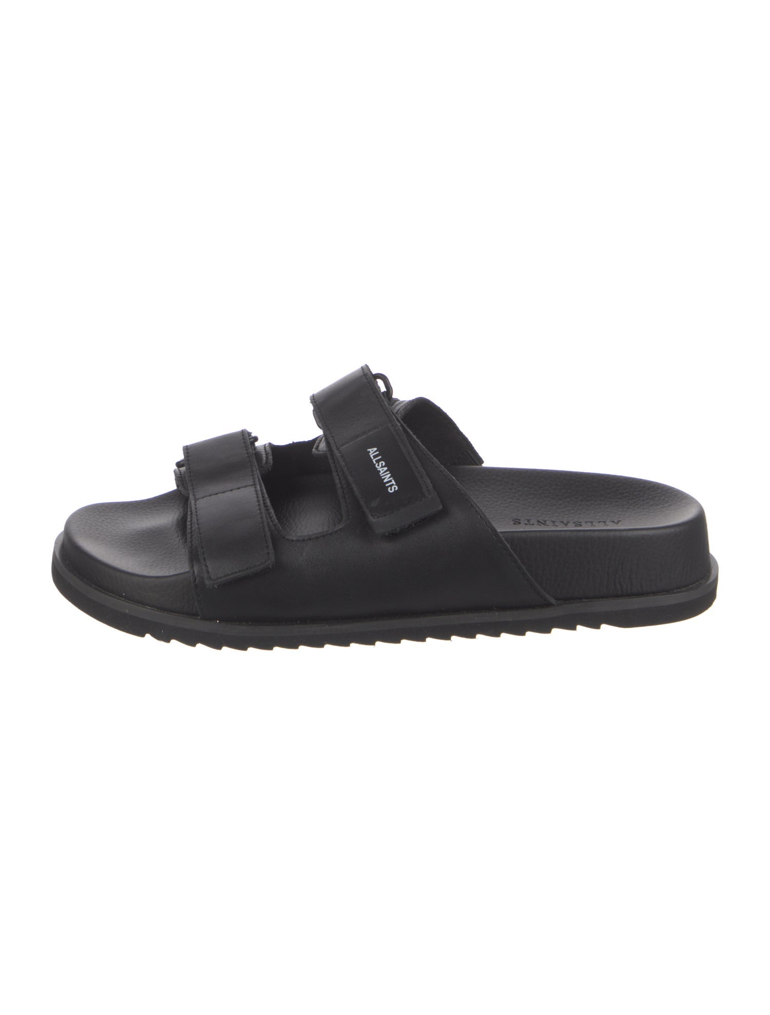 AllSaints Leather Slides
