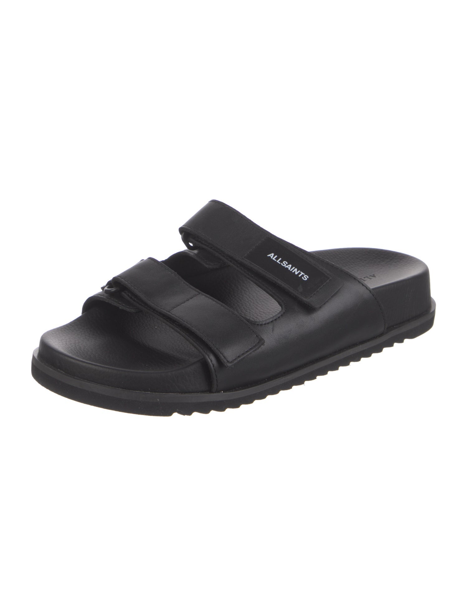 AllSaints Leather Slides