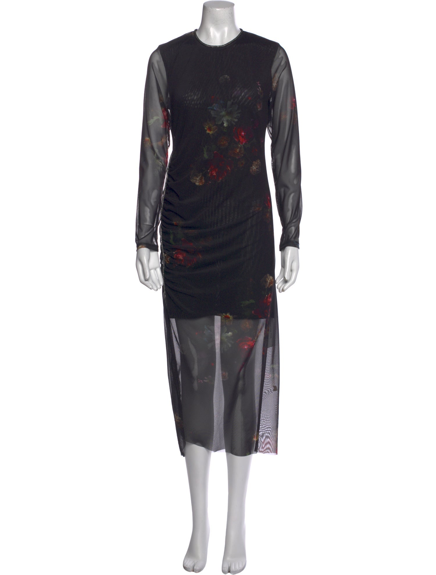 AllSaints Printed Long Dress