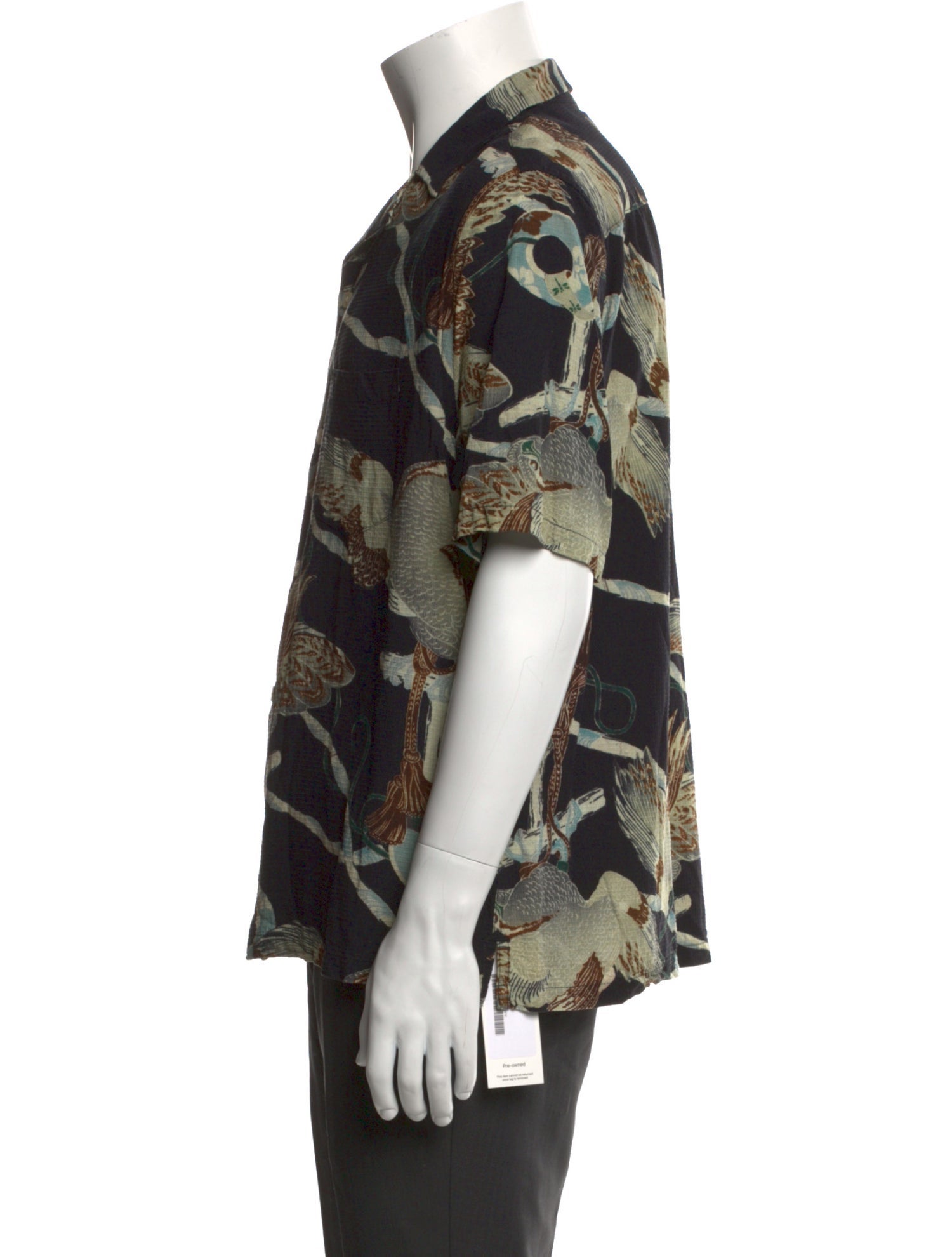 AllSaints Printed Short Sleeve Shirt