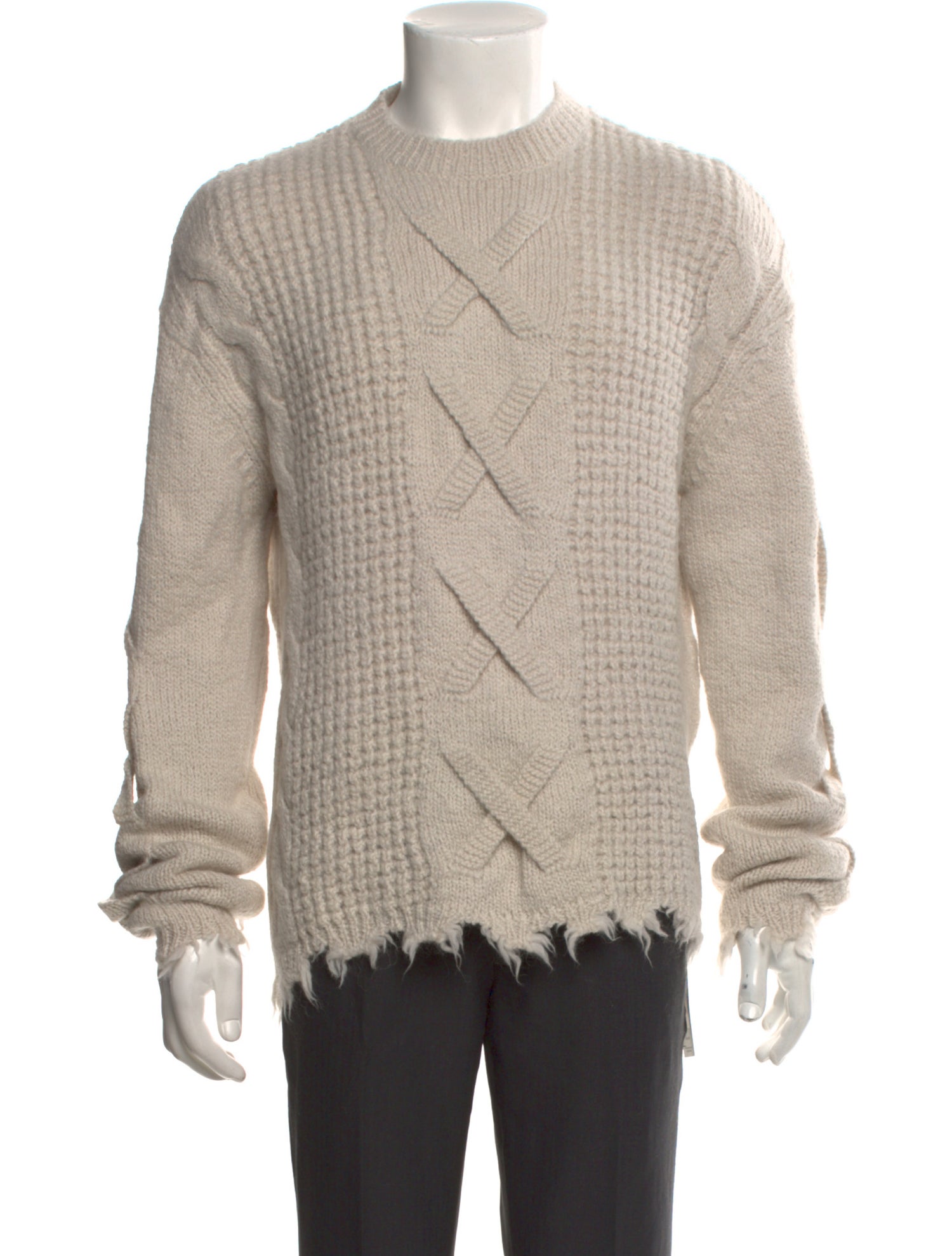 AllSaints Wool Crew Neck Cardigan