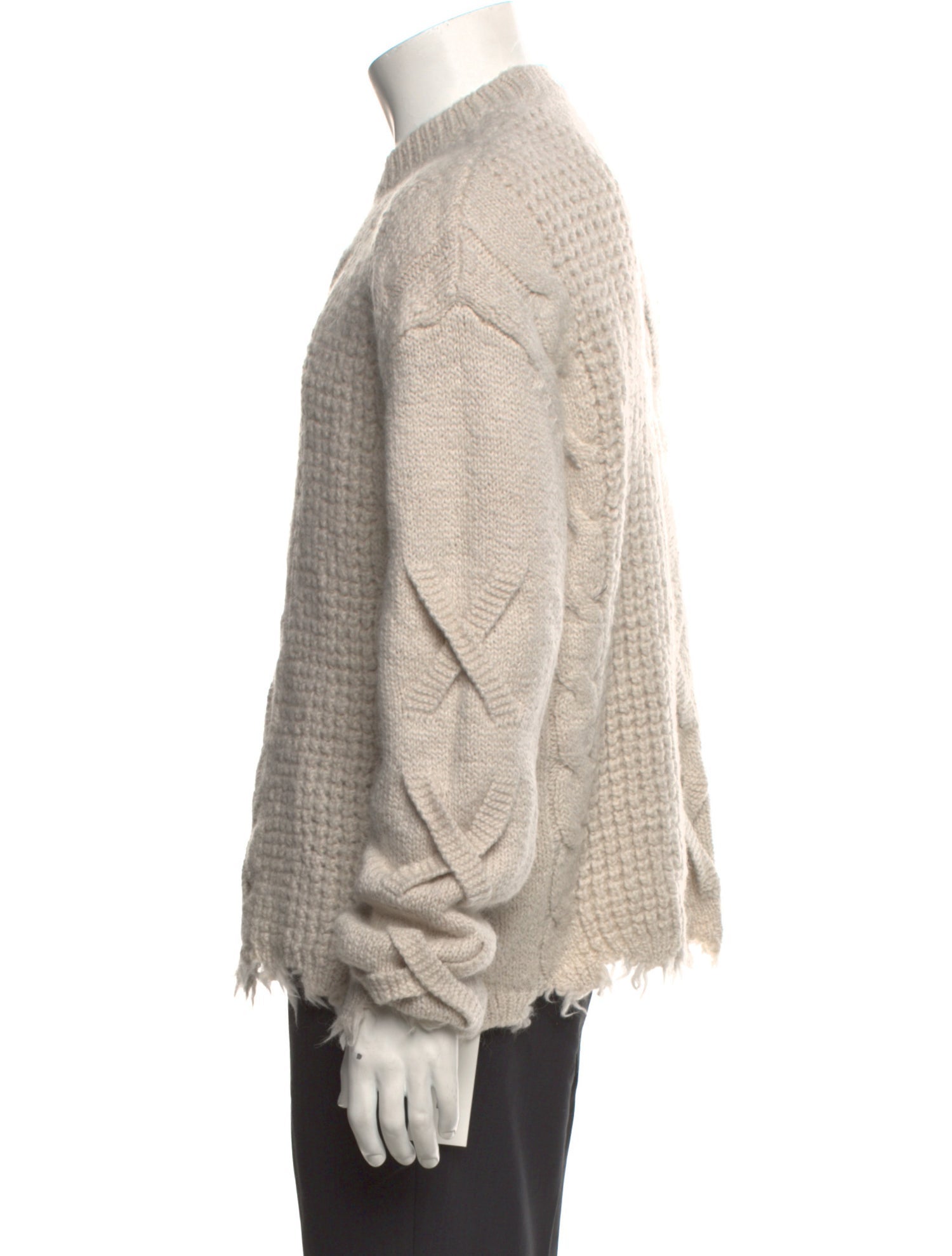AllSaints Wool Crew Neck Cardigan