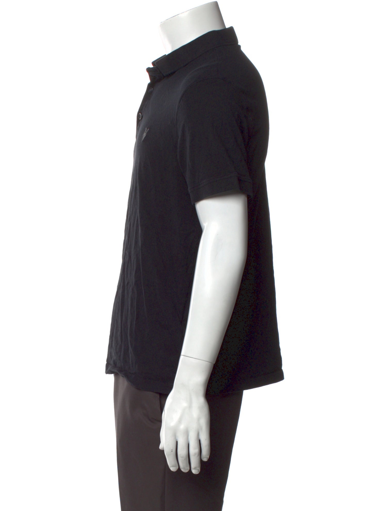 AllSaints Collar Short Sleeve Polo Shirt