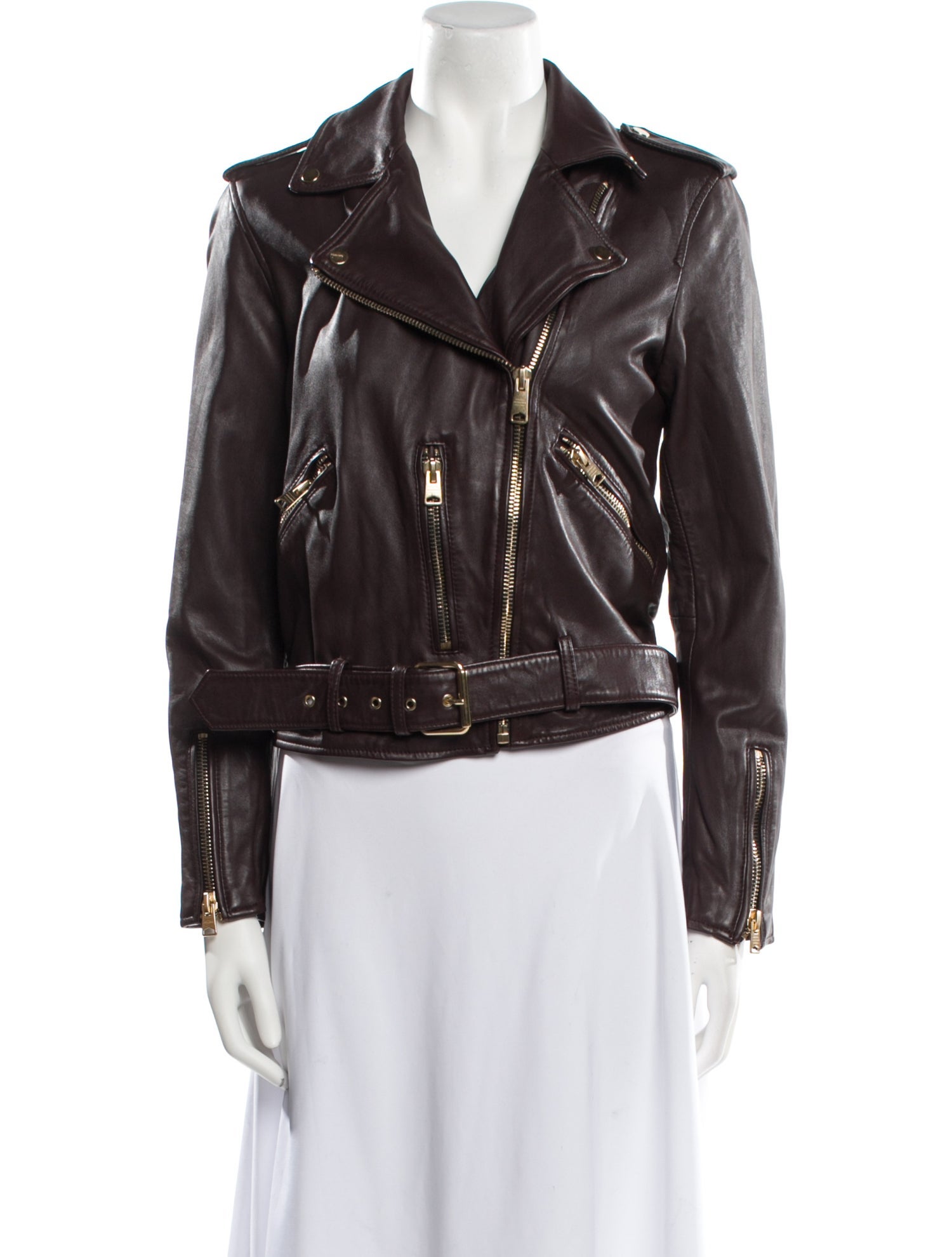 AllSaints Leather Biker Jacket w/ Tags