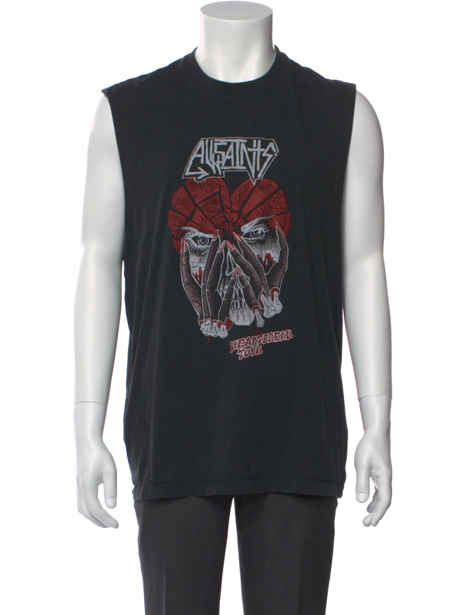 AllSaints Graphic Print Crew Neck T-Shirt