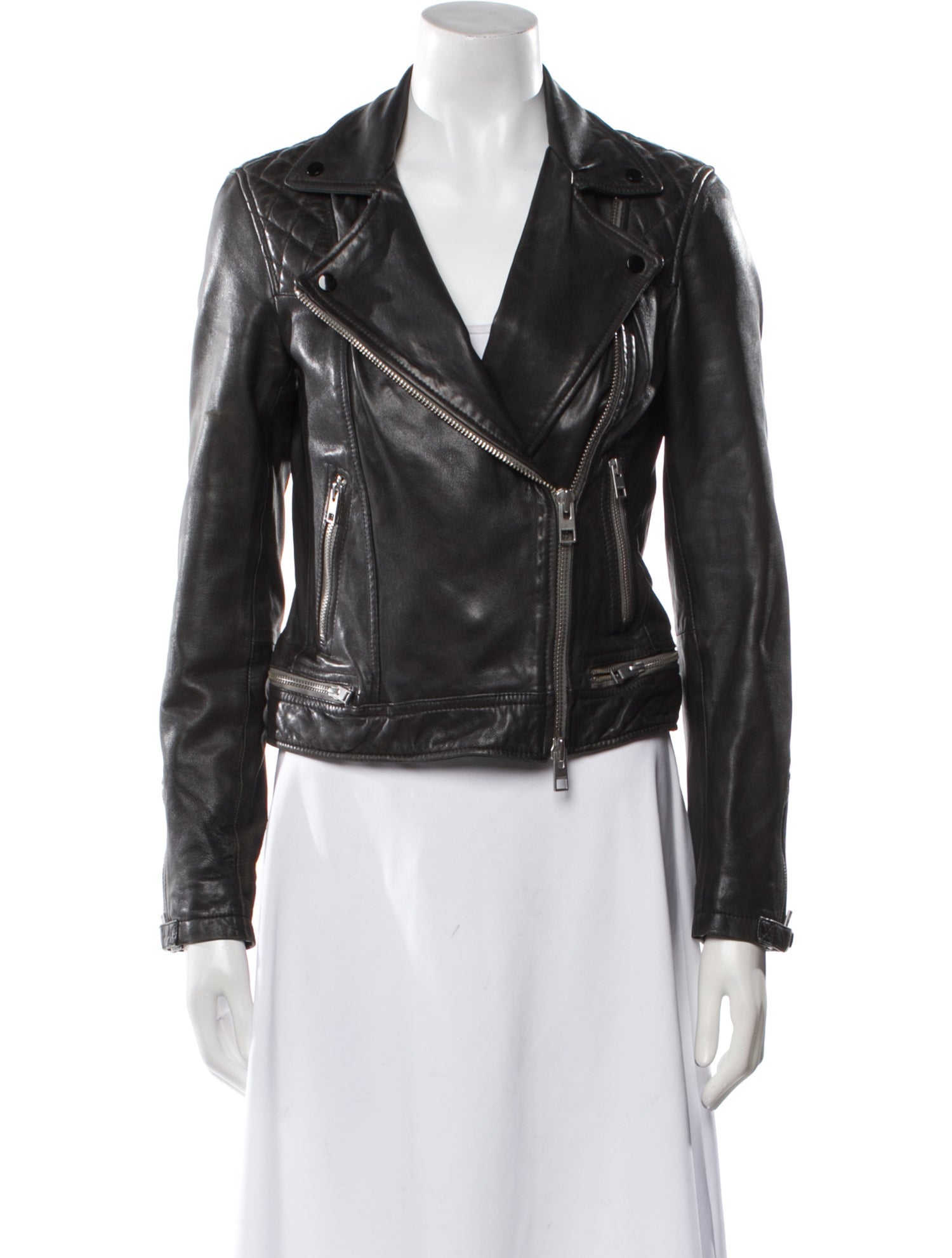 AllSaints Leather Biker Jacket