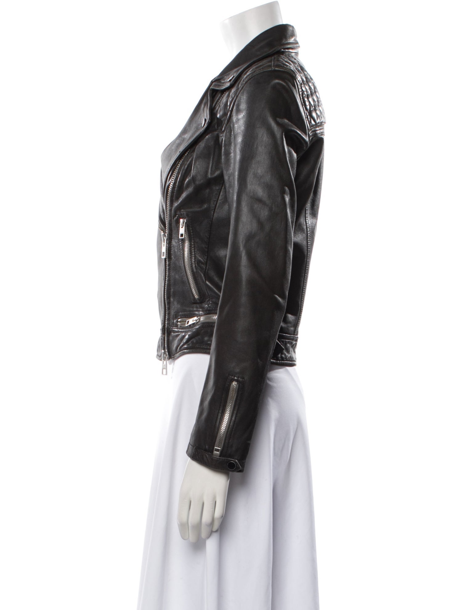 AllSaints Leather Biker Jacket