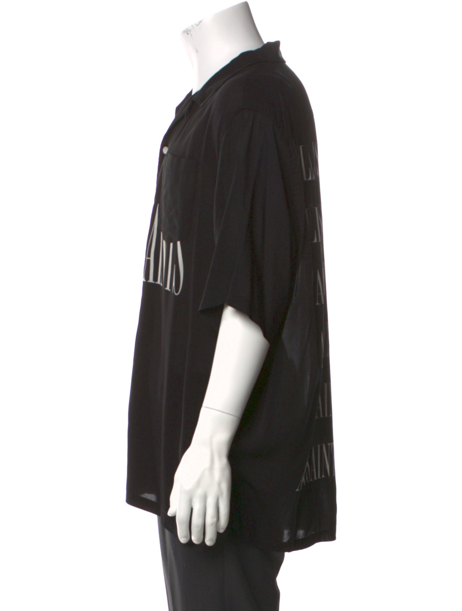 AllSaints Graphic Print Short Sleeve Shirt