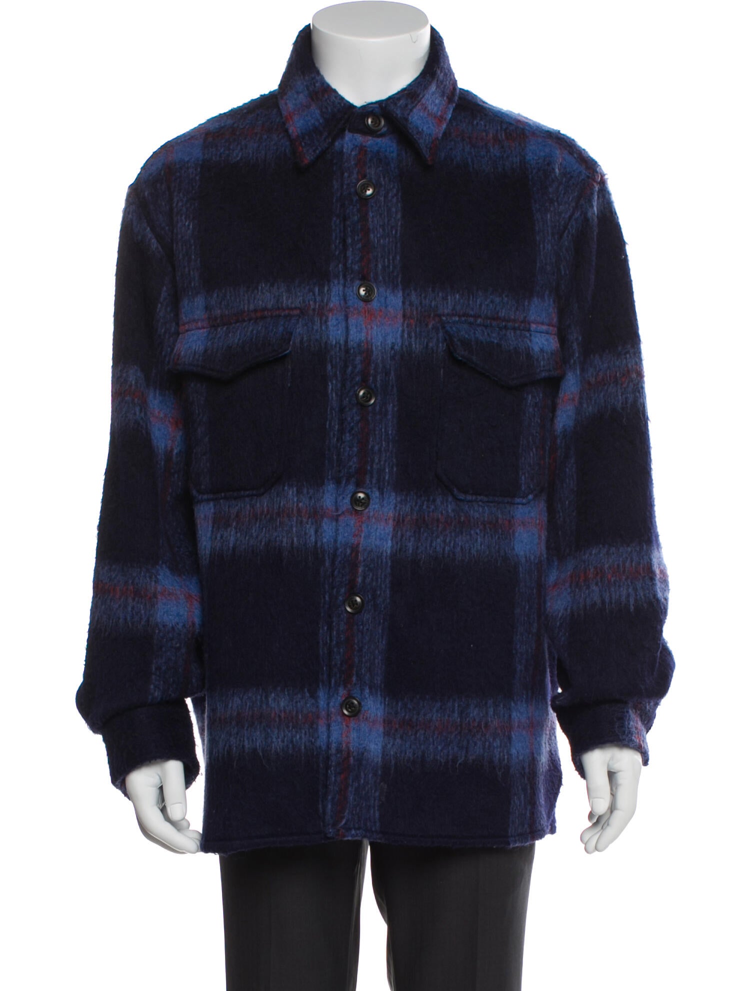 AllSaints Plaid Print Jacket