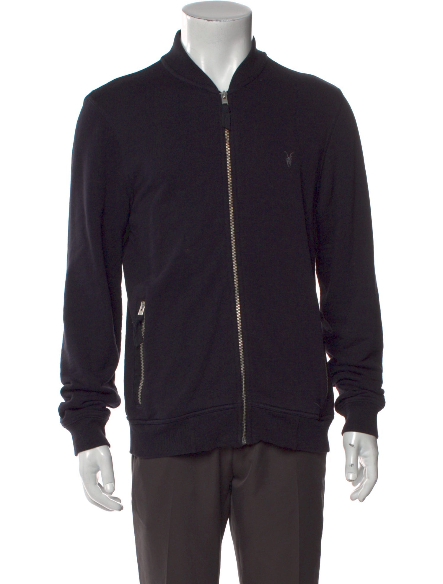 AllSaints Mock Neck Long Sleeve Sweatshirt