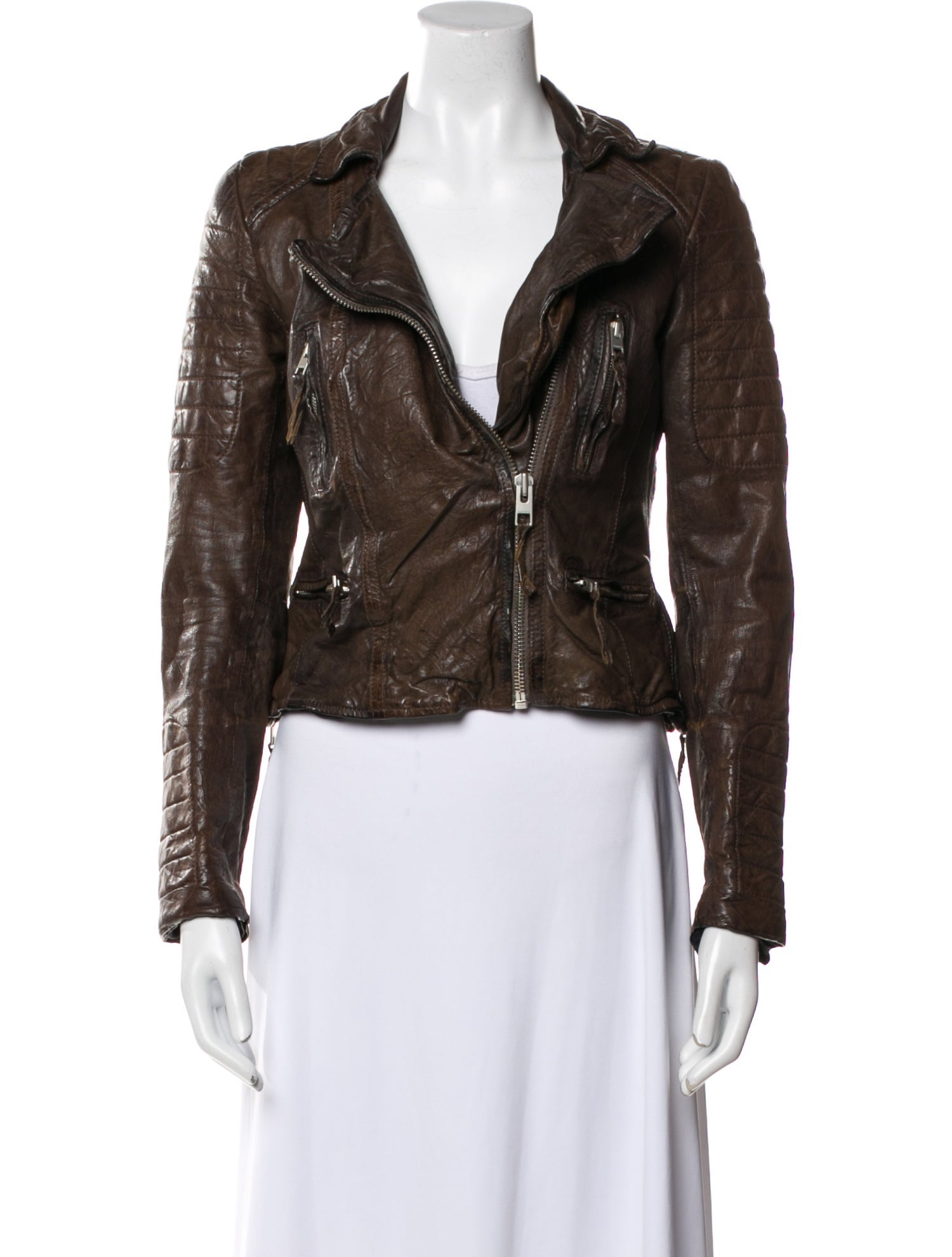 AllSaints Leather Biker Jacket