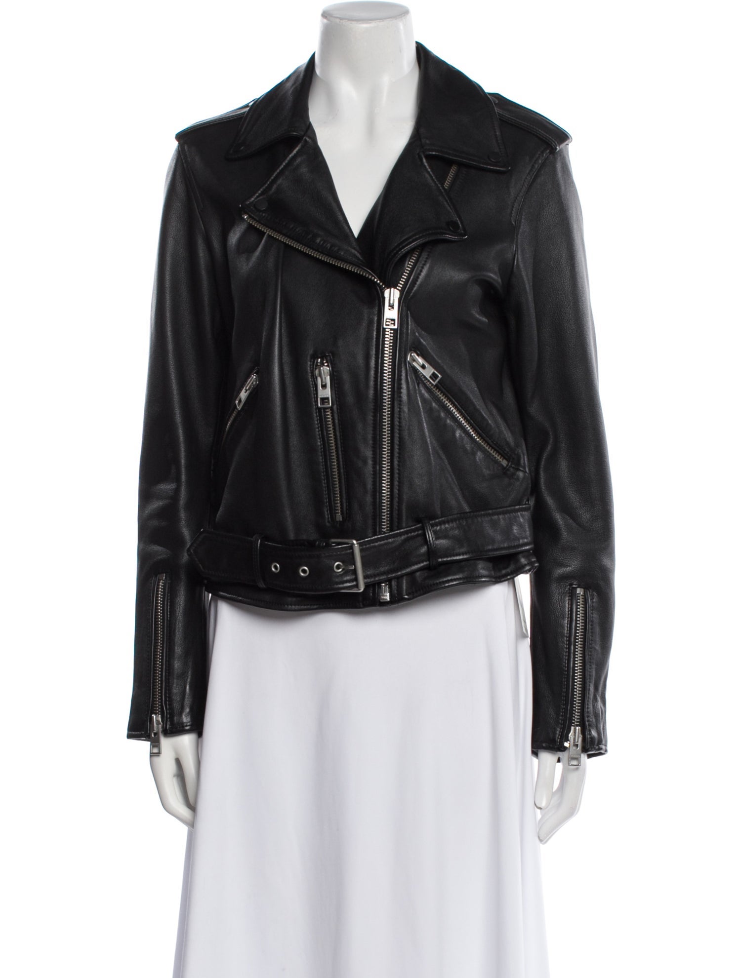 AllSaints Leather Biker Jacket
