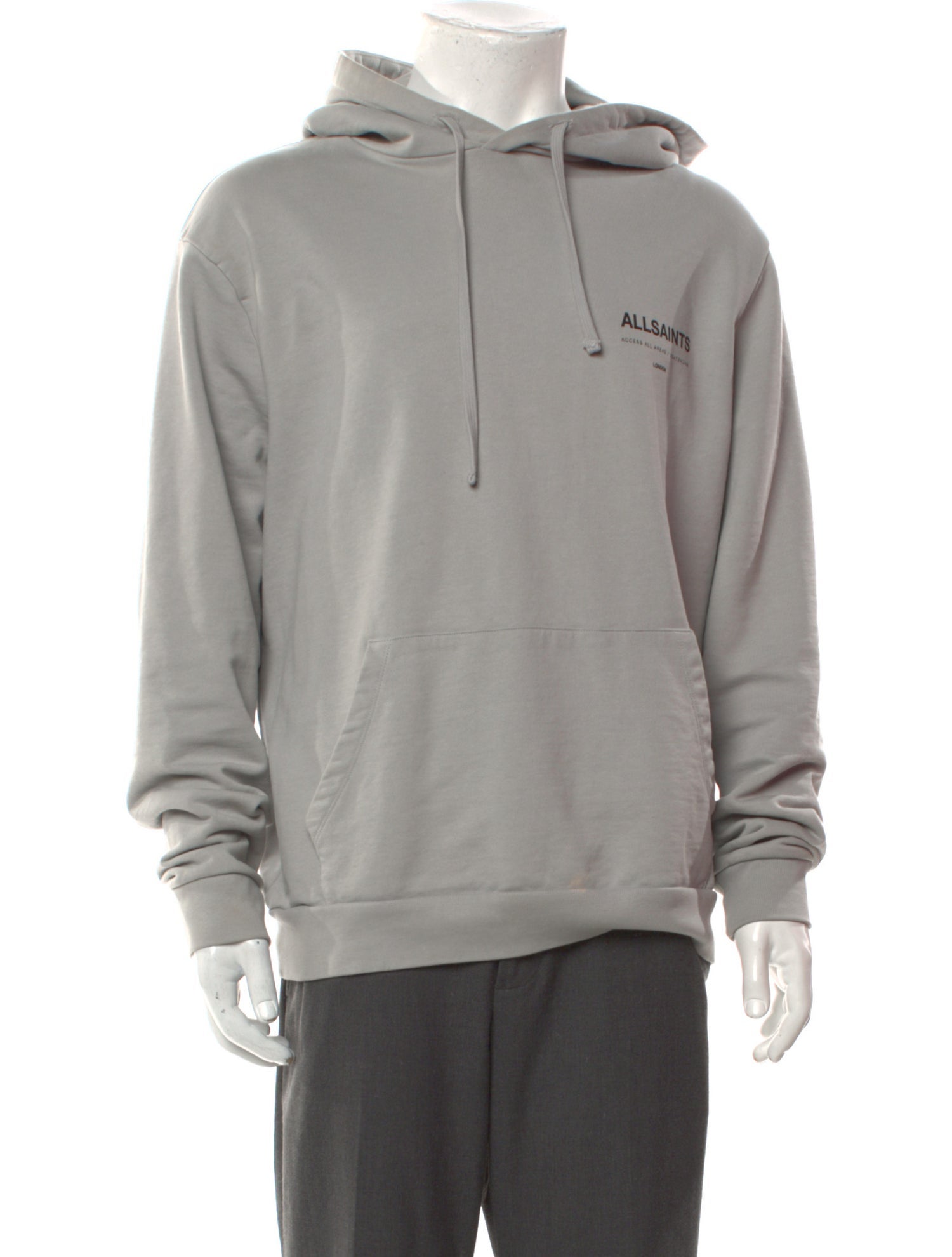 AllSaints Crew Neck Long Sleeve Hoodie