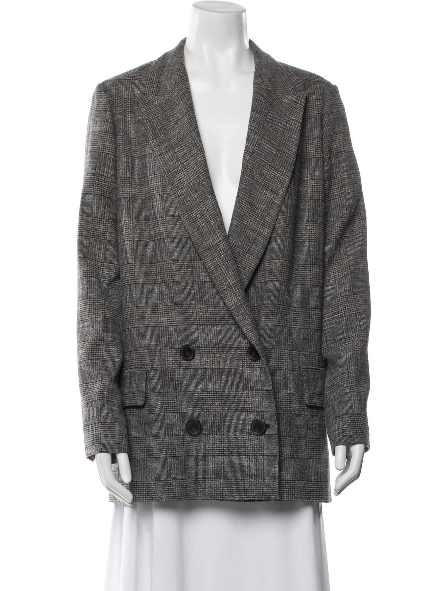 AllSaints Houndstooth Print Coat w/ Tags