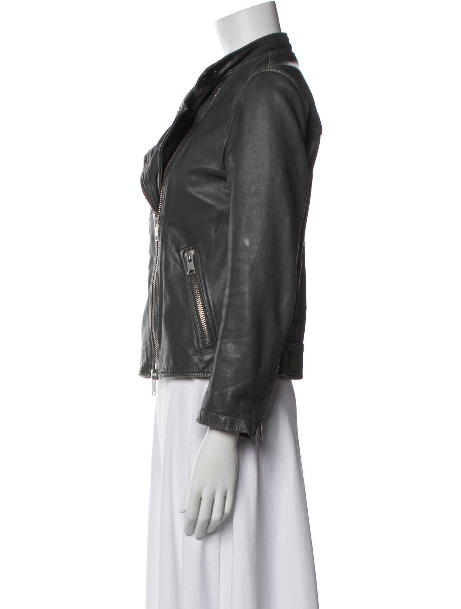 AllSaints Leather Biker Jacket