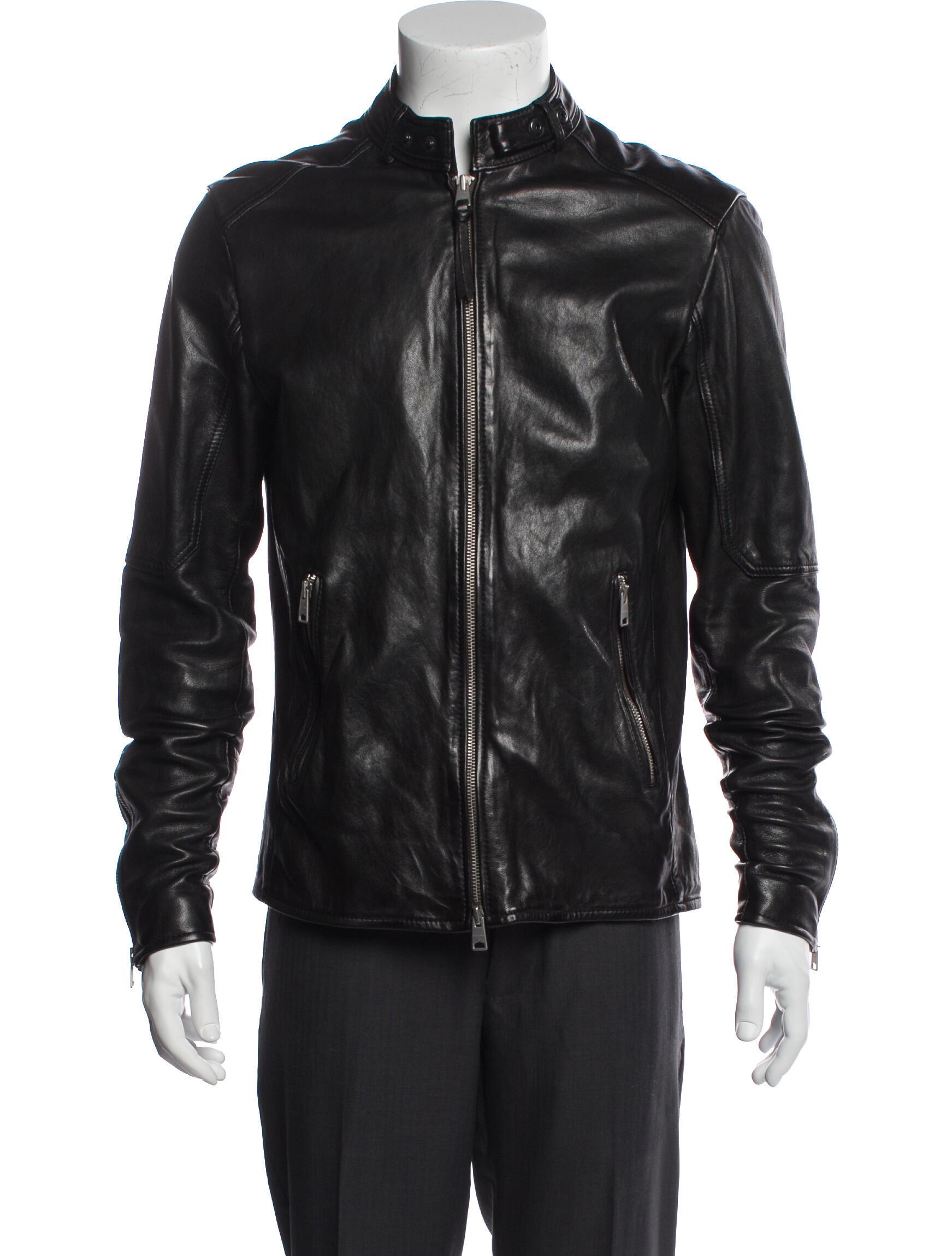 AllSaints Leather Moto Jacket