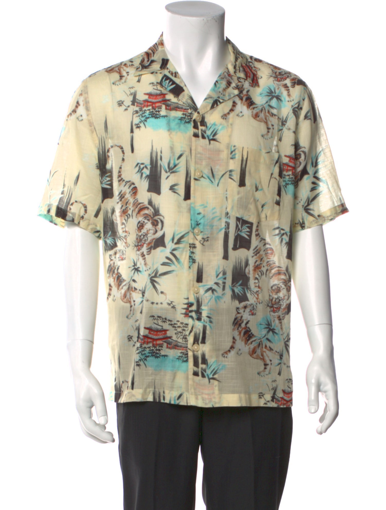 AllSaints Printed Short Sleeve Shirt