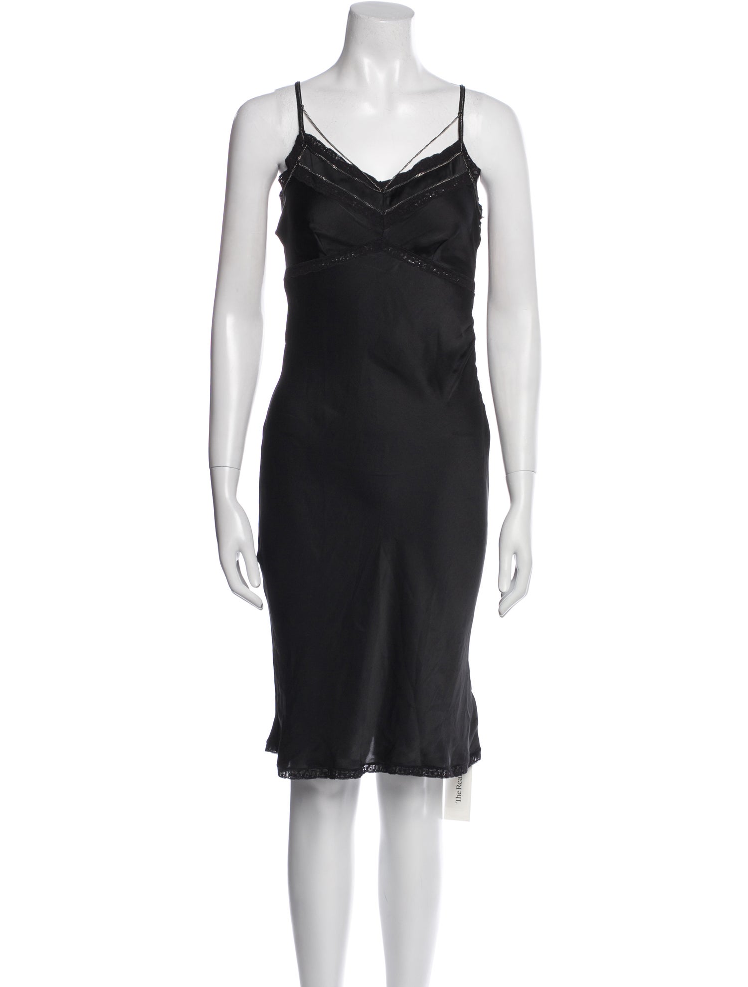 AllSaints V-Neck Midi Length Dress