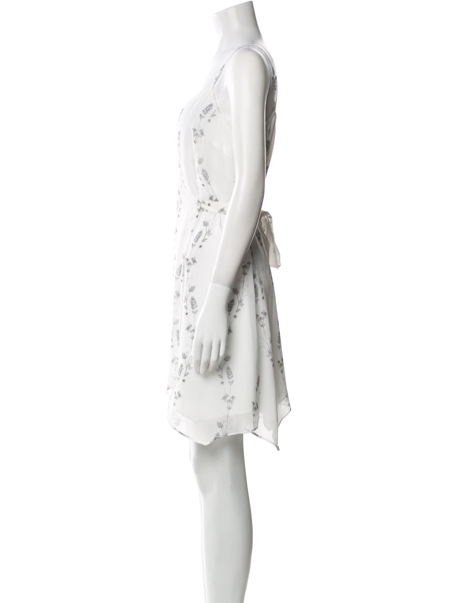 AllSaints Floral Print Mini Dress