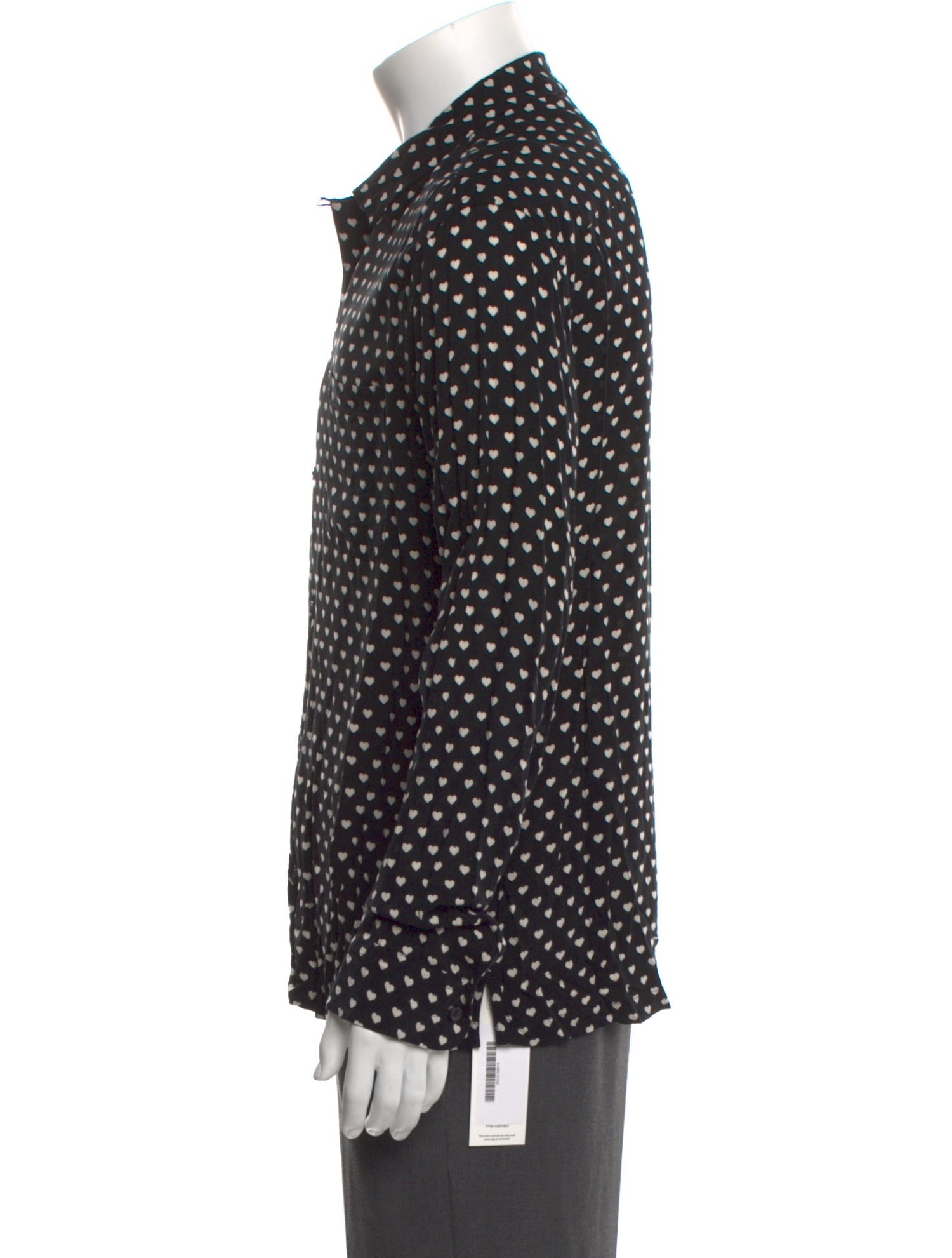 AllSaints Printed Long Sleeve Shirt