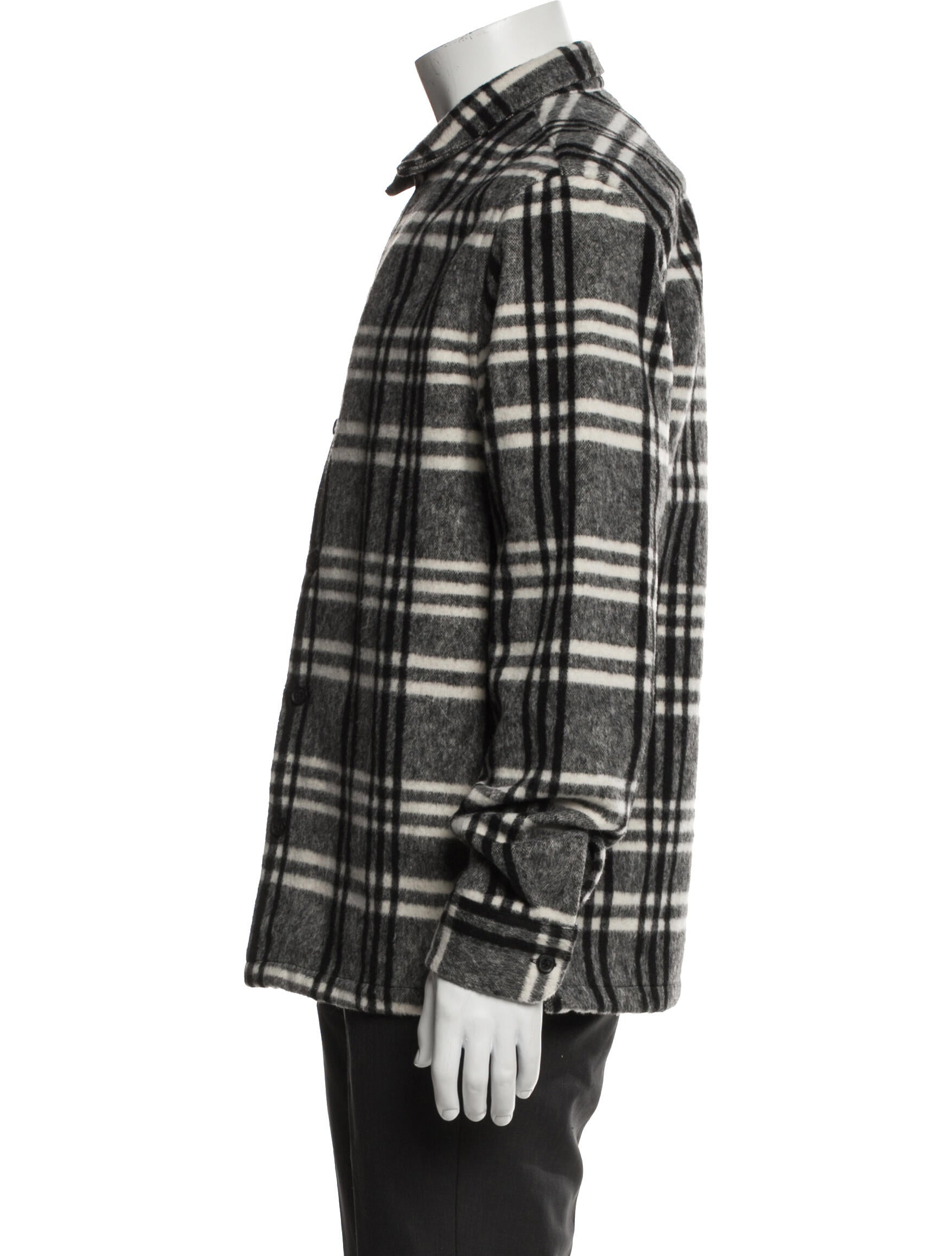 AllSaints Plaid Print Jacket