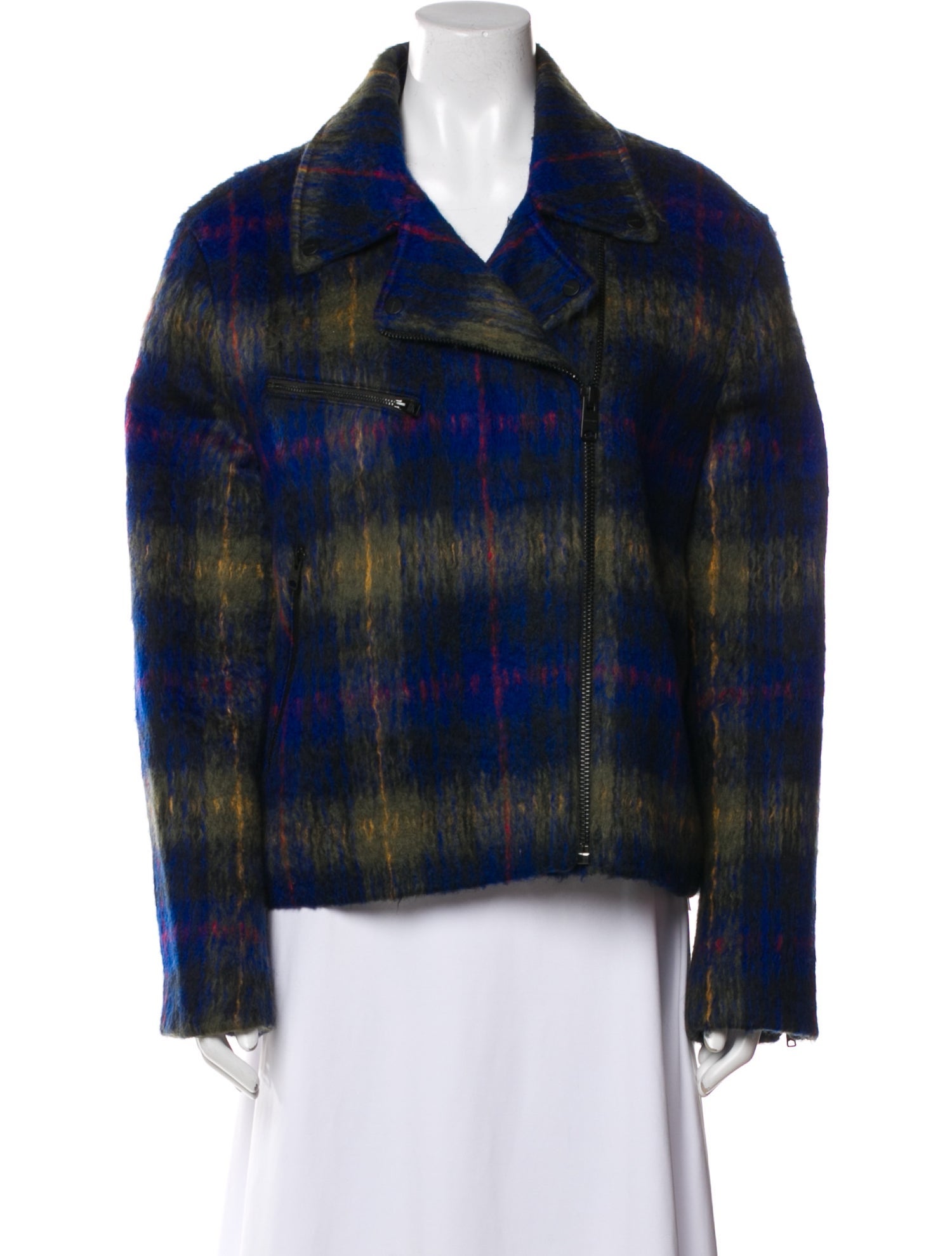 AllSaints Plaid Print Jacket