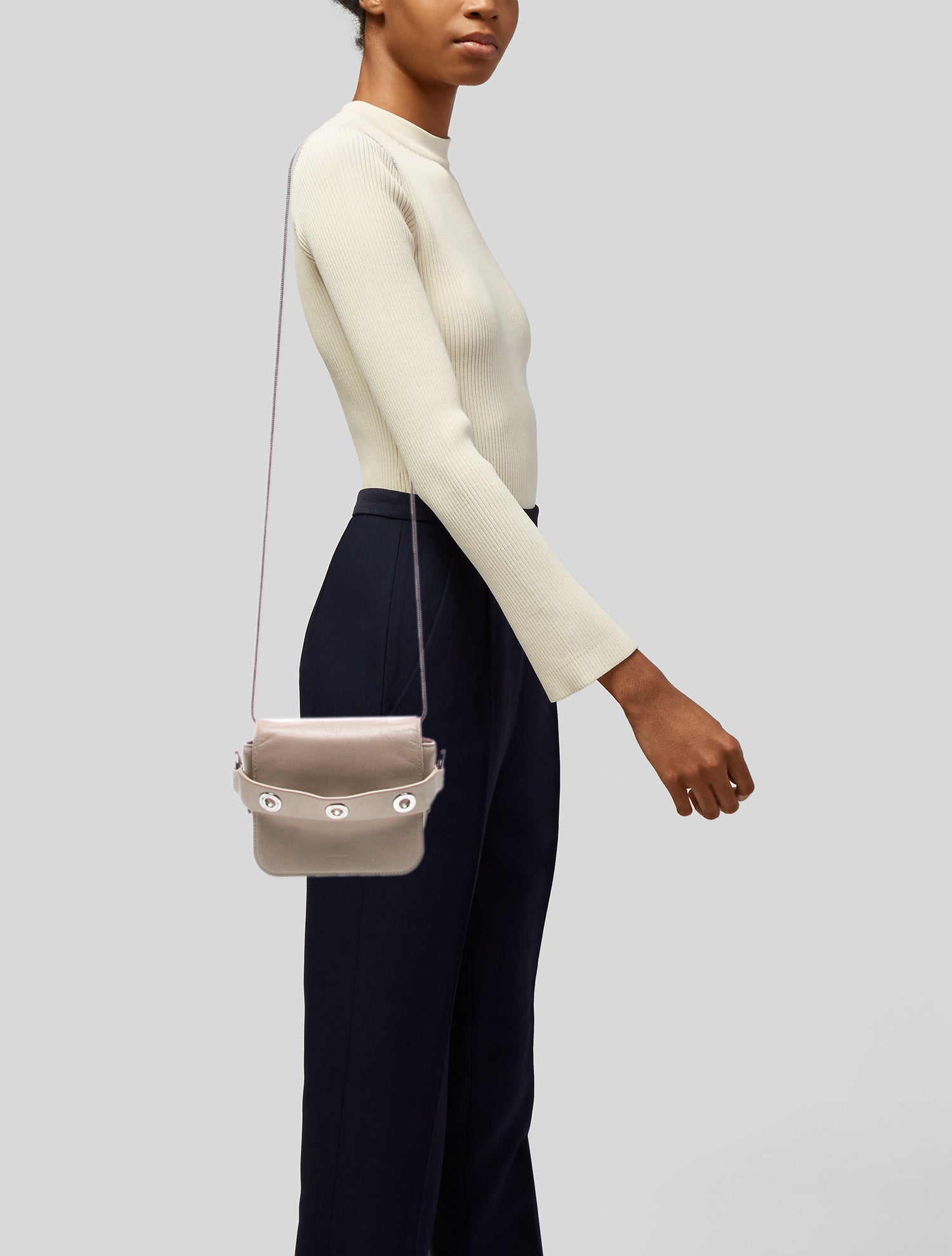 AllSaints Leather Top Handle Bag