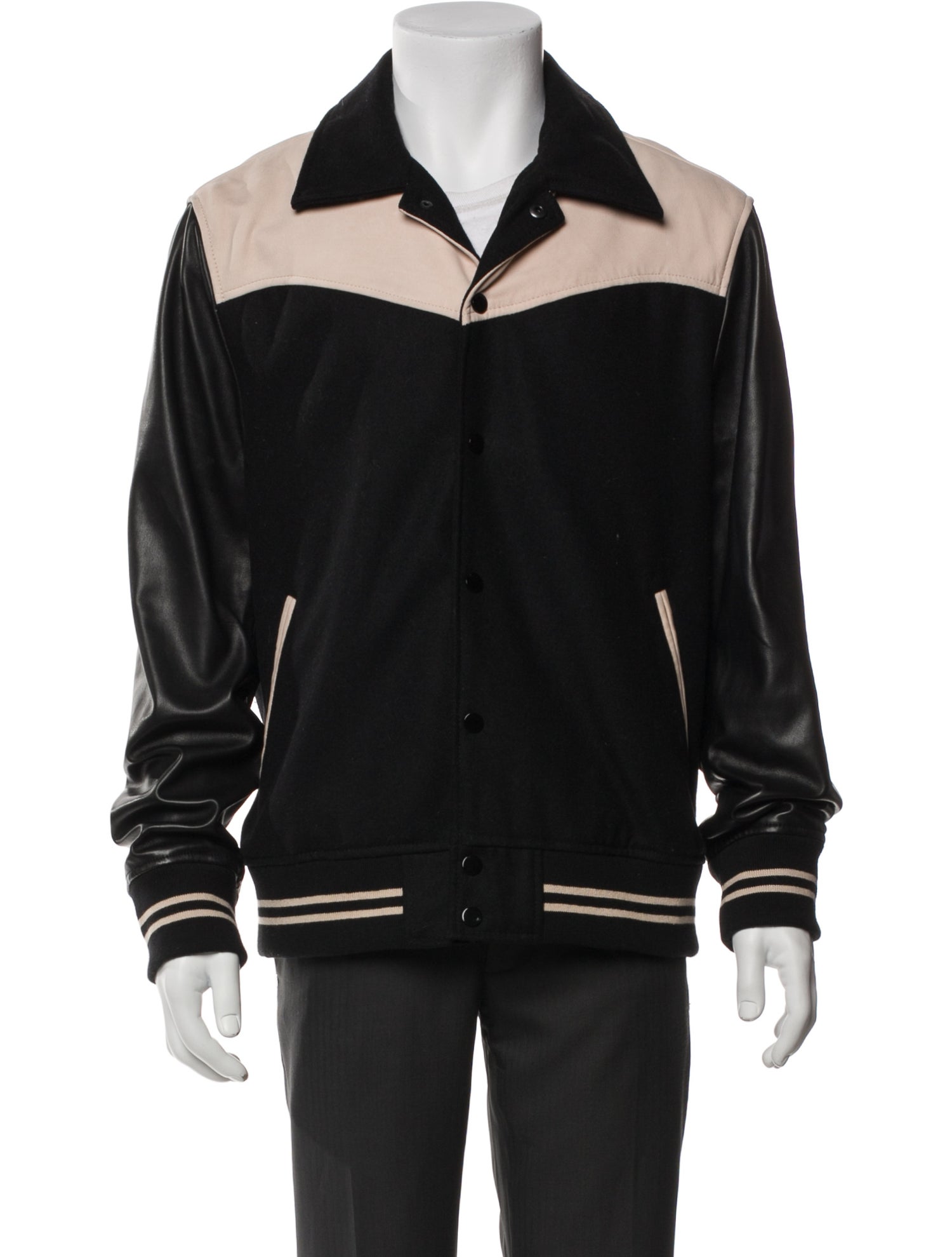 AllSaints Striped Varsity Jacket