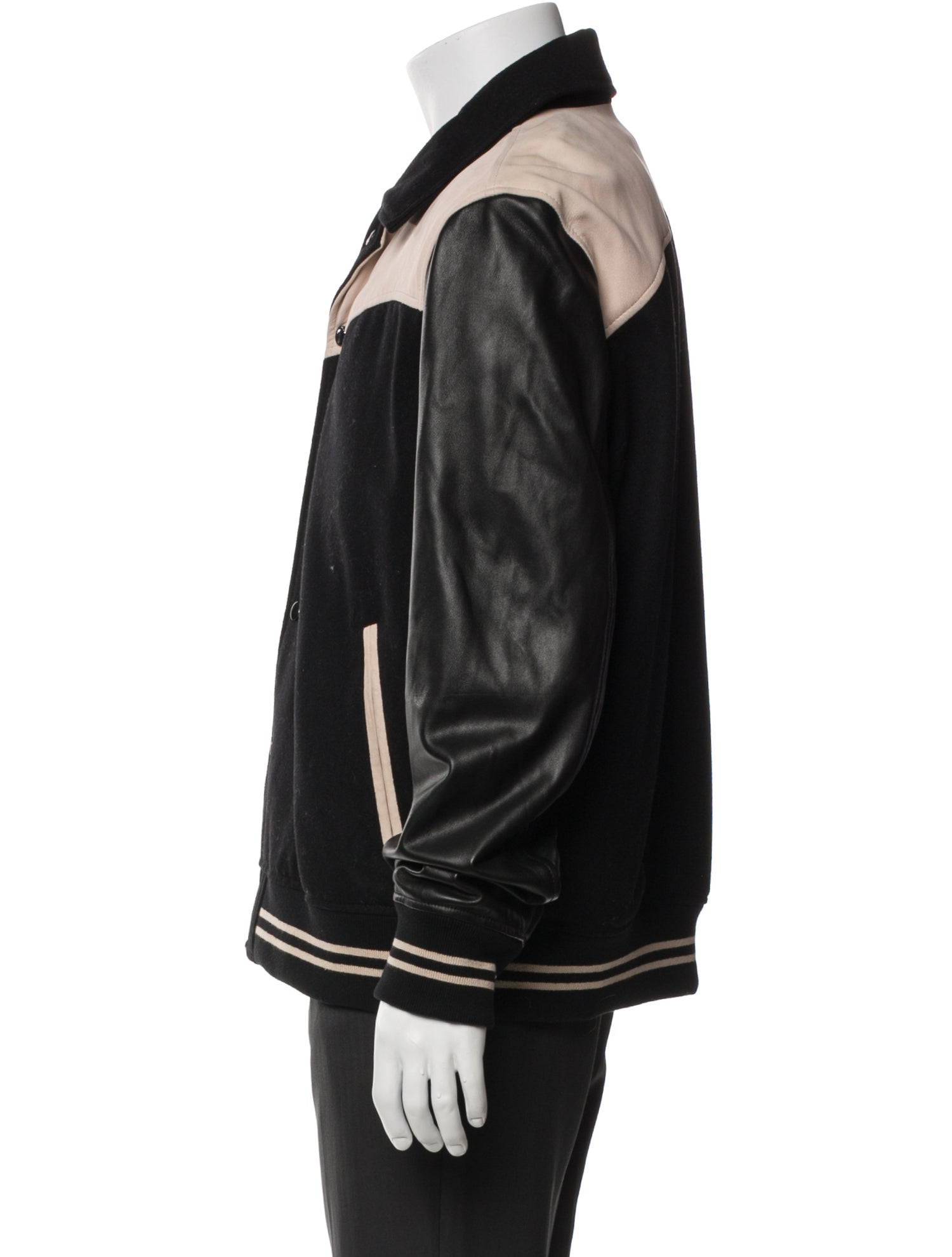 AllSaints Striped Varsity Jacket