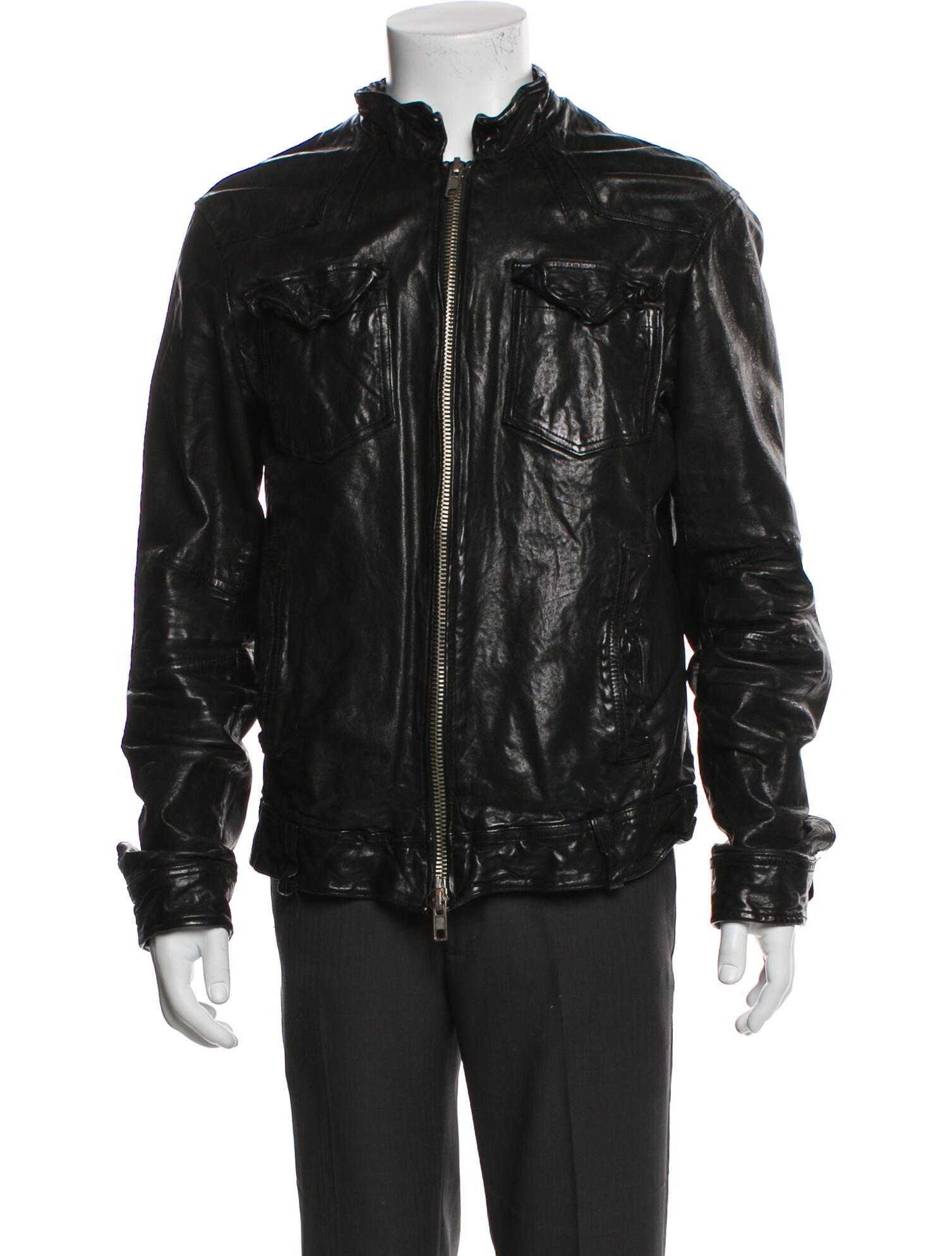 AllSaints Leather Moto Jacket