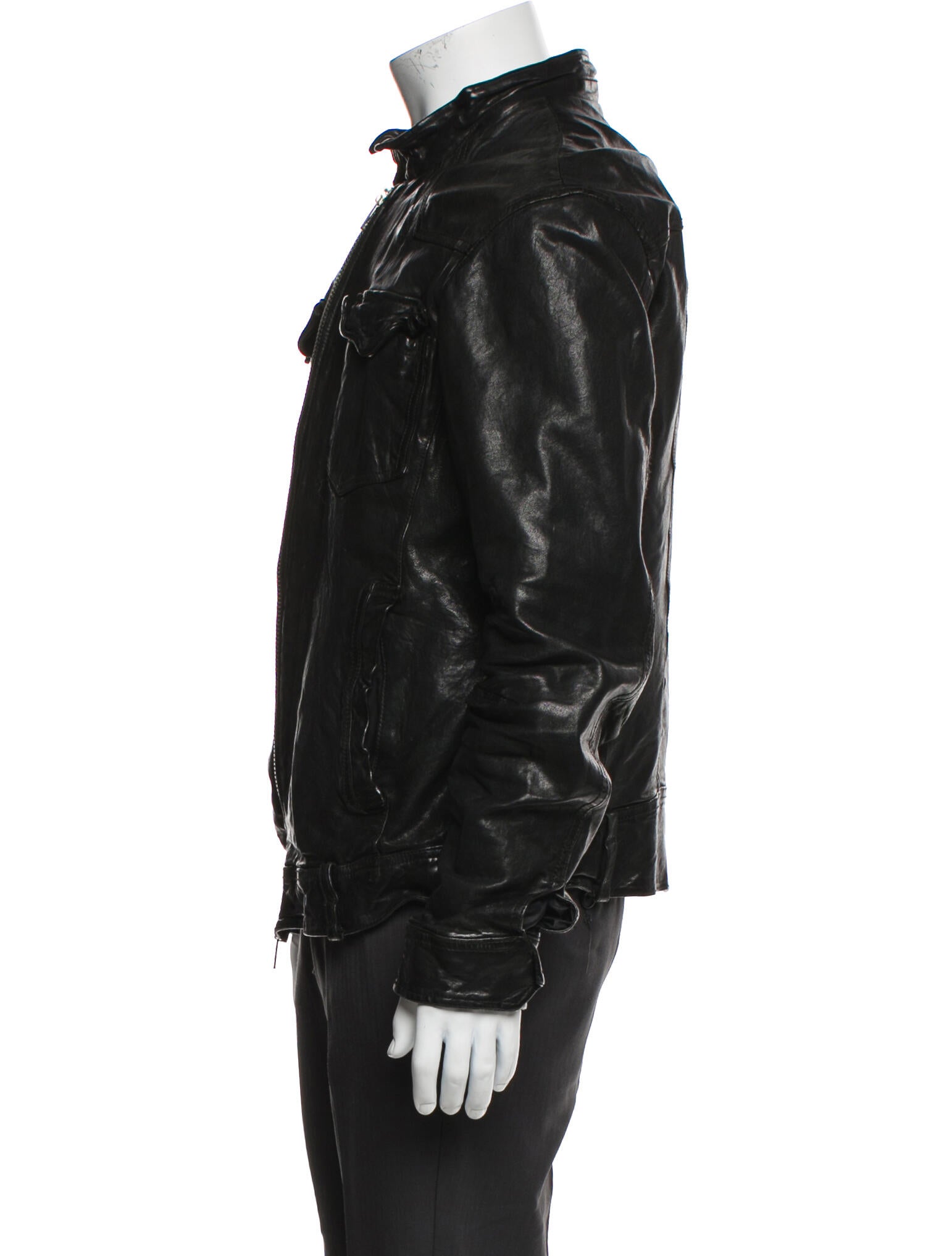 AllSaints Leather Moto Jacket