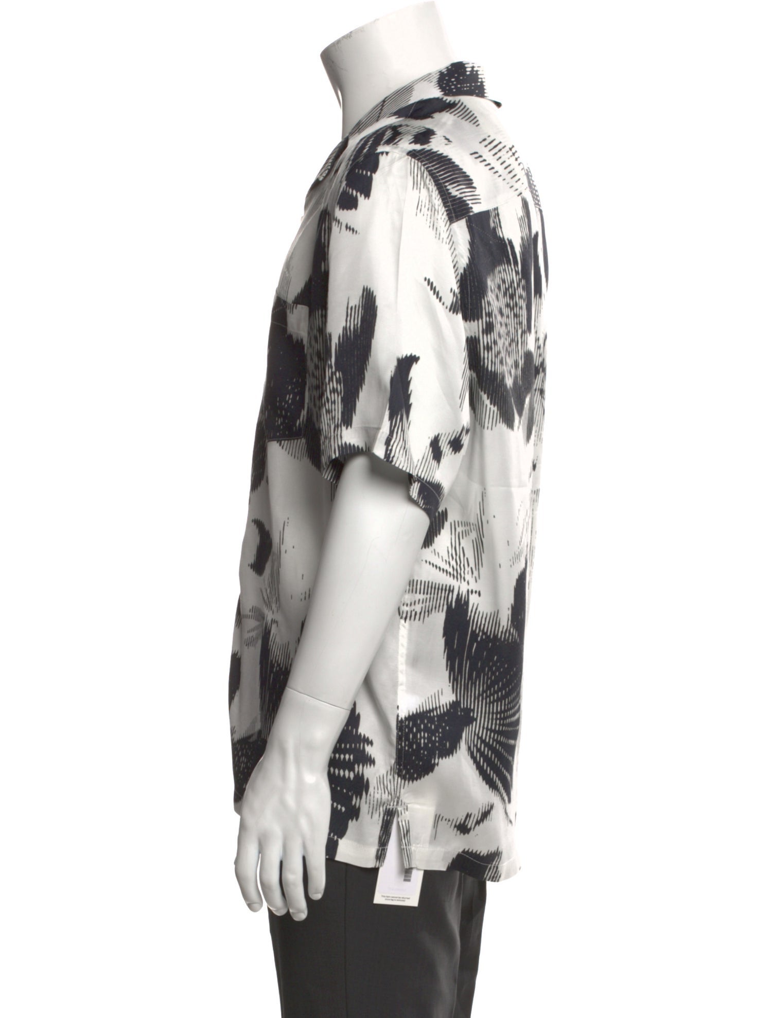 AllSaints Floral Print Short Sleeve Shirt