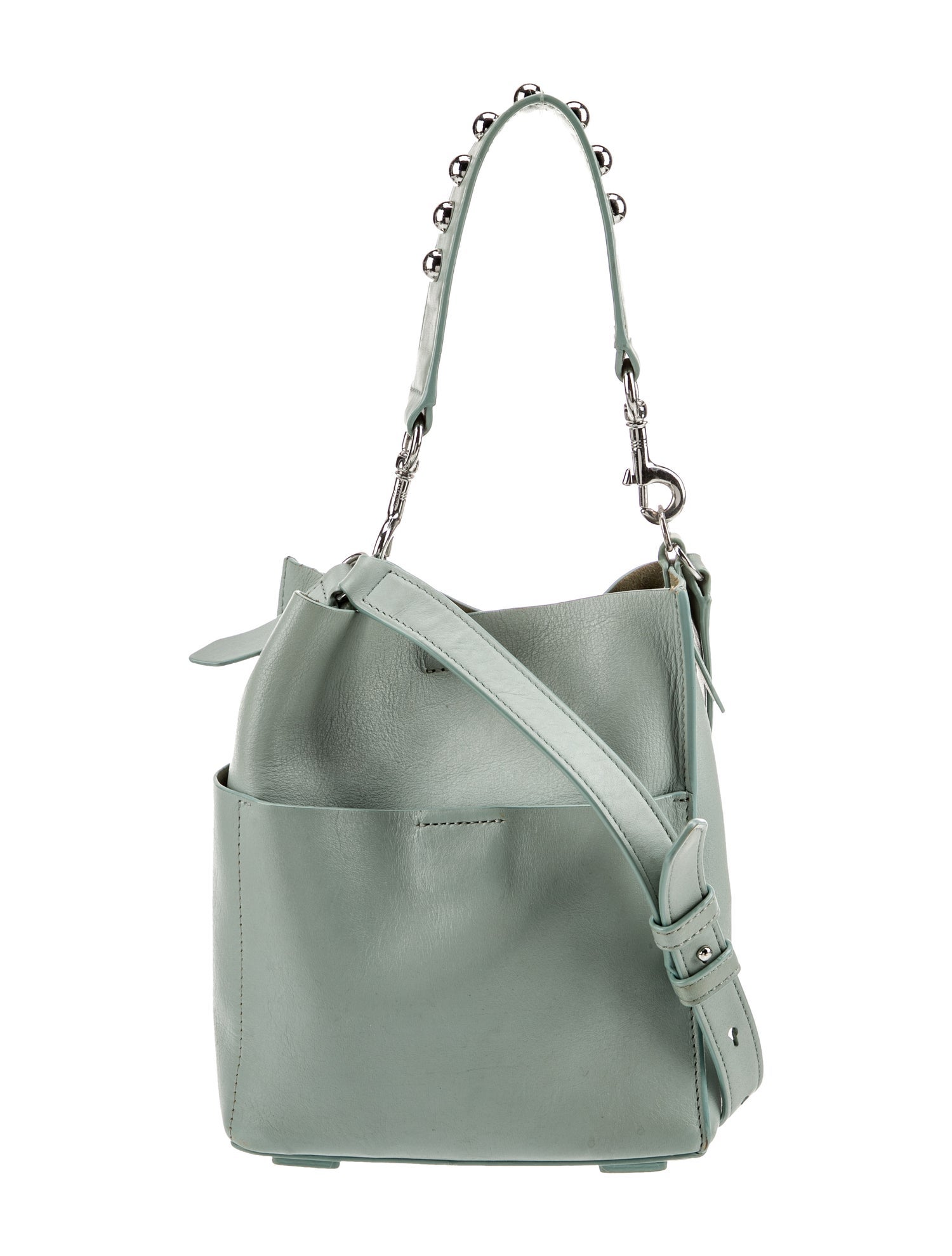 AllSaints Leather Top Handle Bag